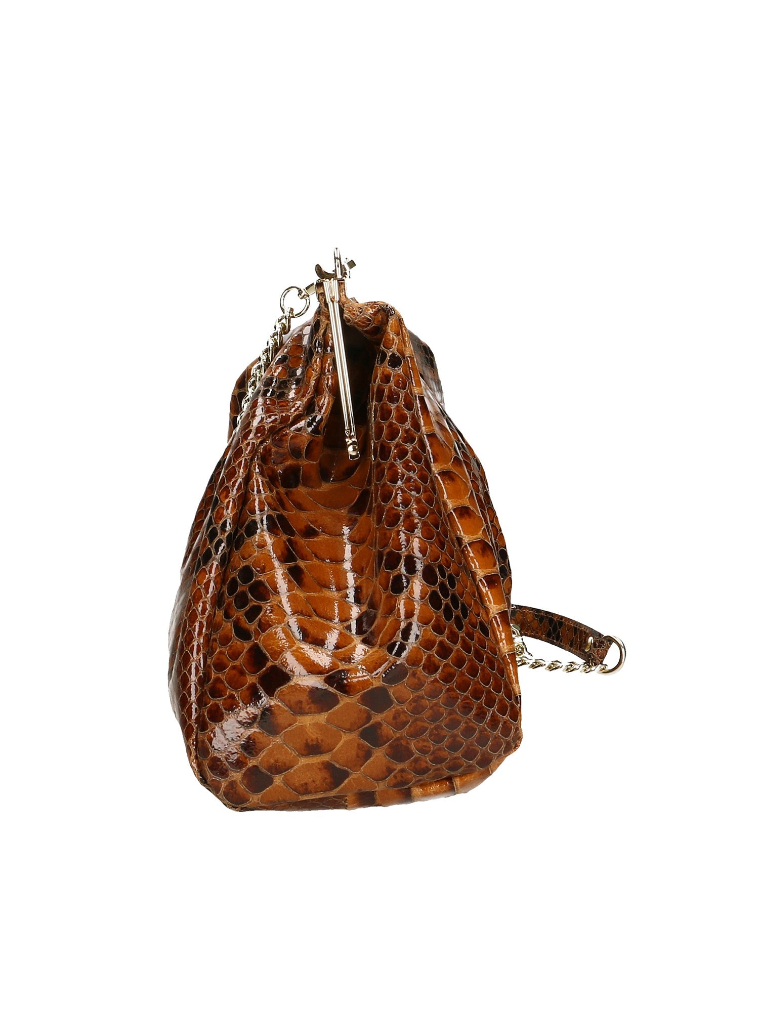 Quintilla Borsa a mano da donna Vera pelle 01745-031 CUOIO SCURO Chiara Ferretti