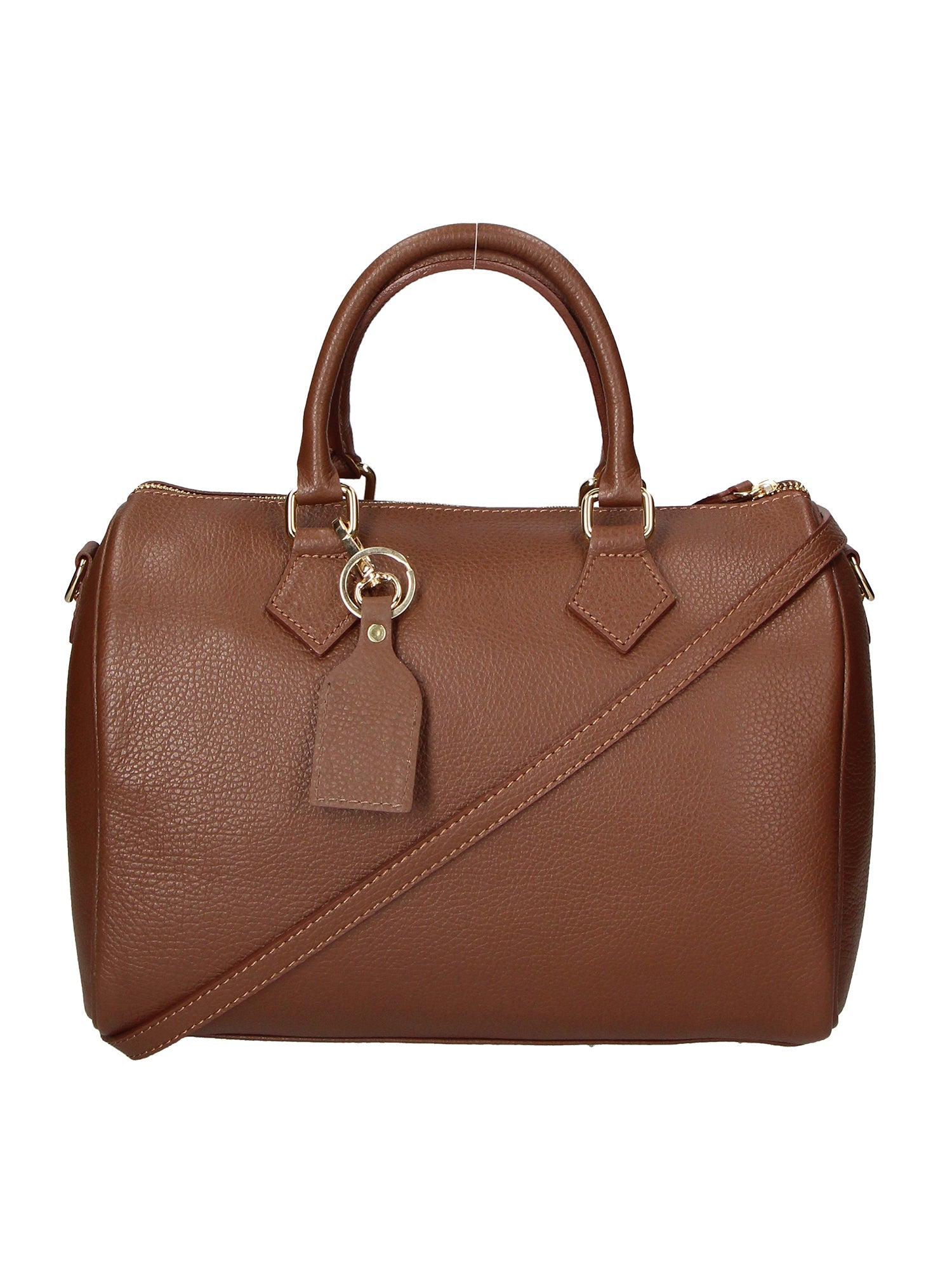 Aralia Borsa a bauletto da donna 100% pelle 5176-D21 MARRONE BROWN Chiara Ferretti