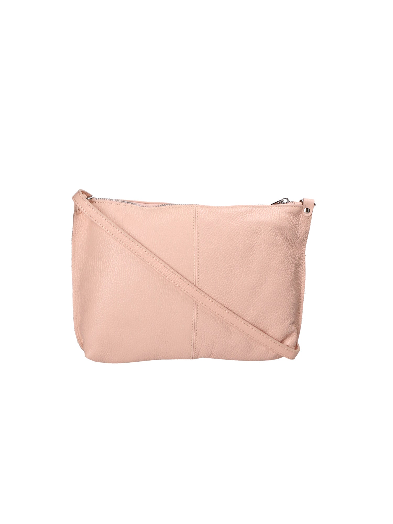 Ginger Damen-Schultertasche aus echtem Leder, hergestellt in Italien, 25 x 14 x 13 cm