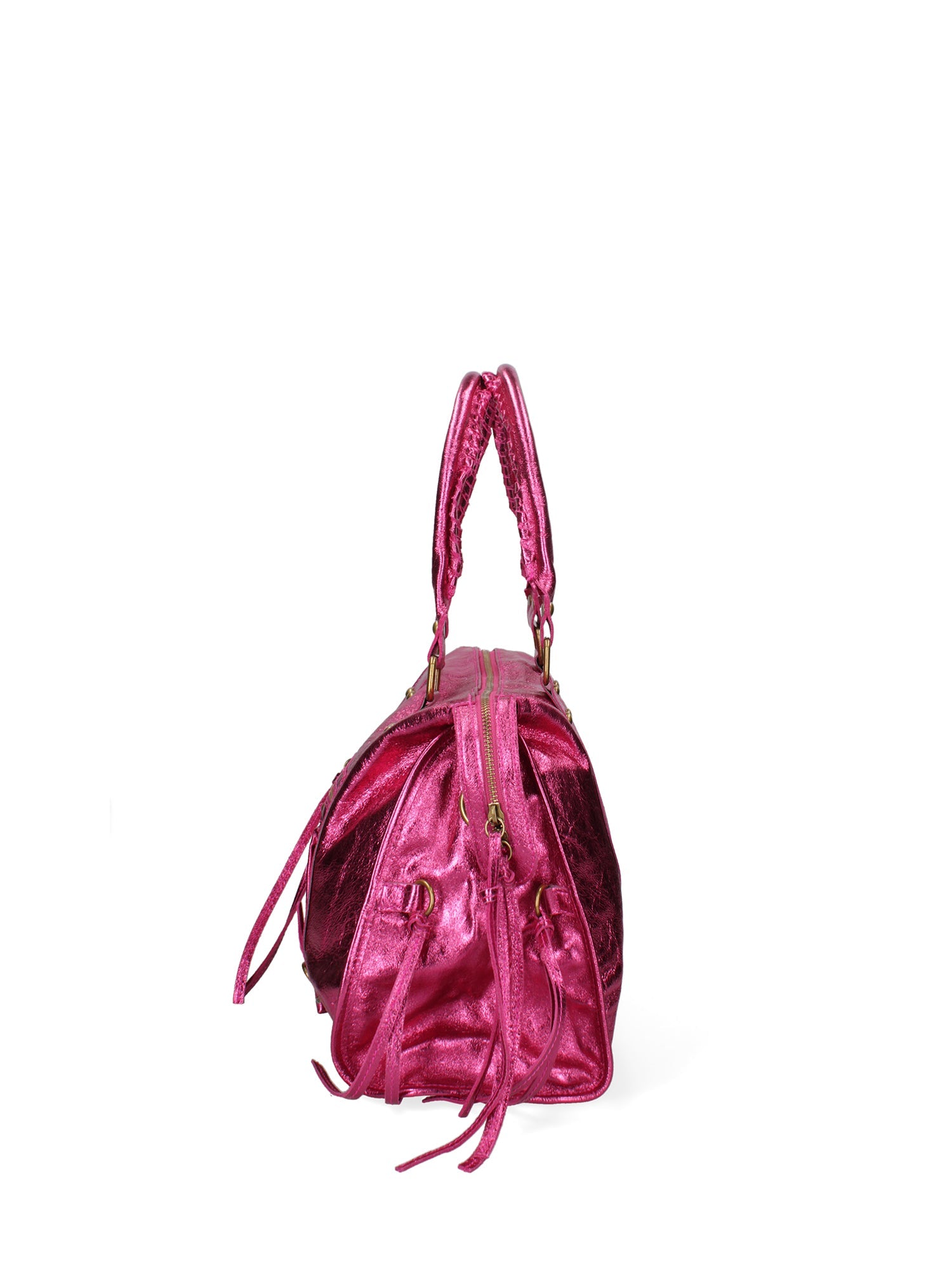 Novara Borsa a spalla da donna Vera pelle 06090 LM-L023 FUXIA Chiara Ferretti