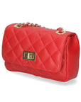 Carolina Borsa a spalla da donna Vera pelle 1073-S08 ROSSO Chiara Ferretti