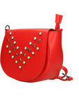 Borsa a tracolla da donna In Vera pelle Made in Italy 20x17x7 cm