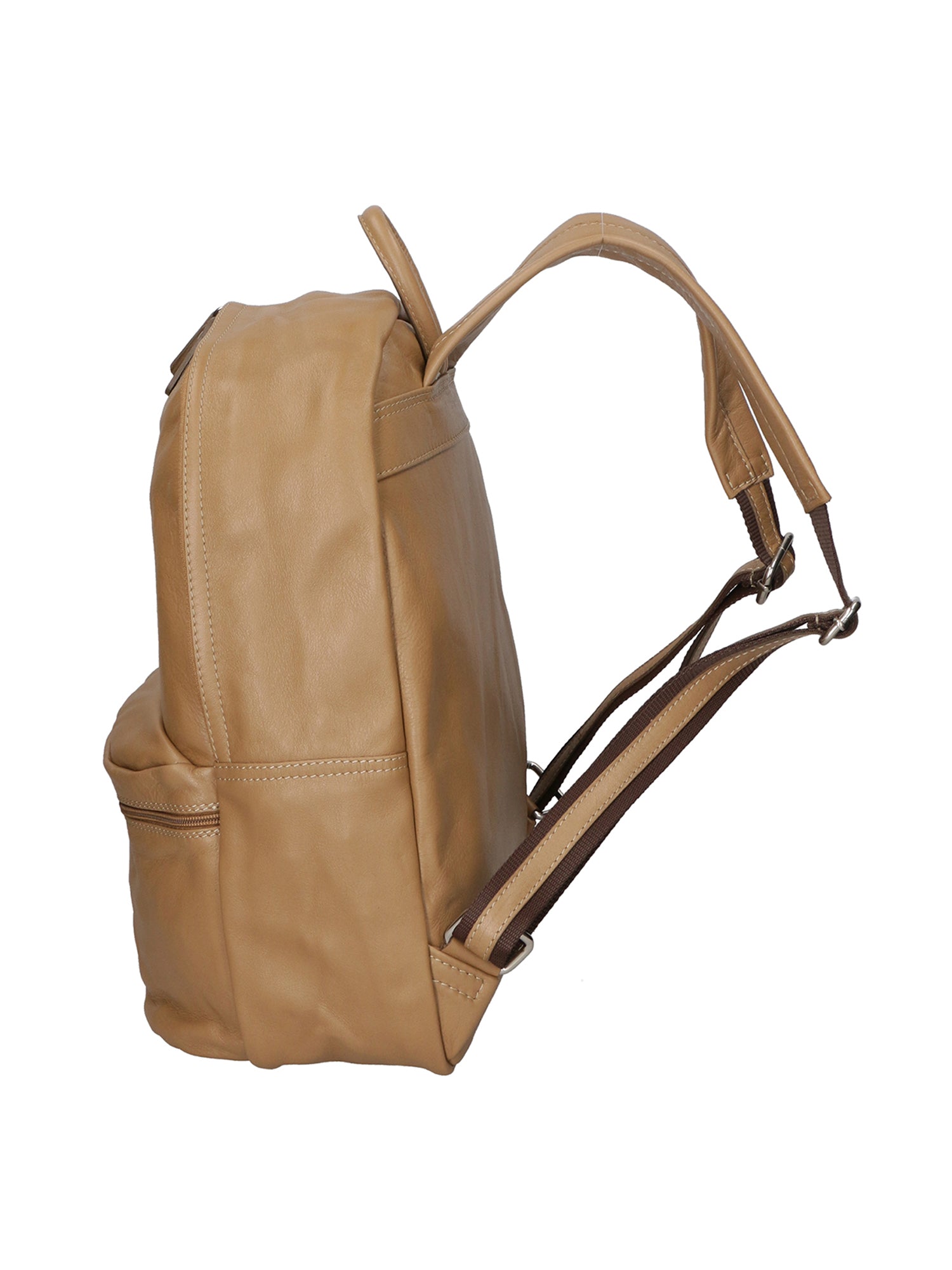 Cloe Zaino da donna in vera pelle Artigianale 6161-S11 TAUPE SCURO Chiara Ferretti