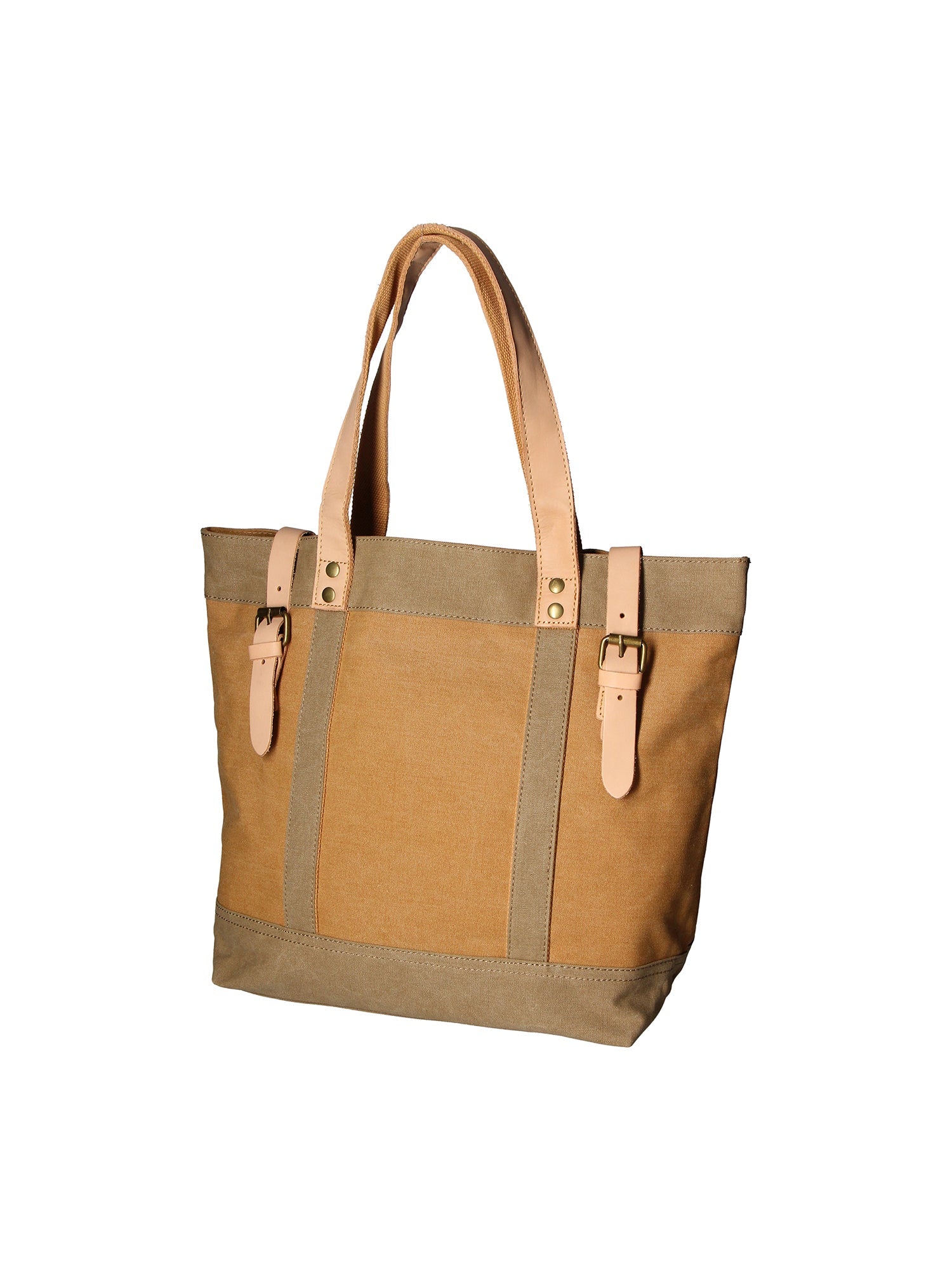 Maura Unisex-Handtasche aus Canvas und Leder, modische Tasche, 38 x 37 x 16 cm