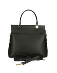 Borsa a mano da donna 100% vera pelle 7708-P218 NERO Chiara Ferretti