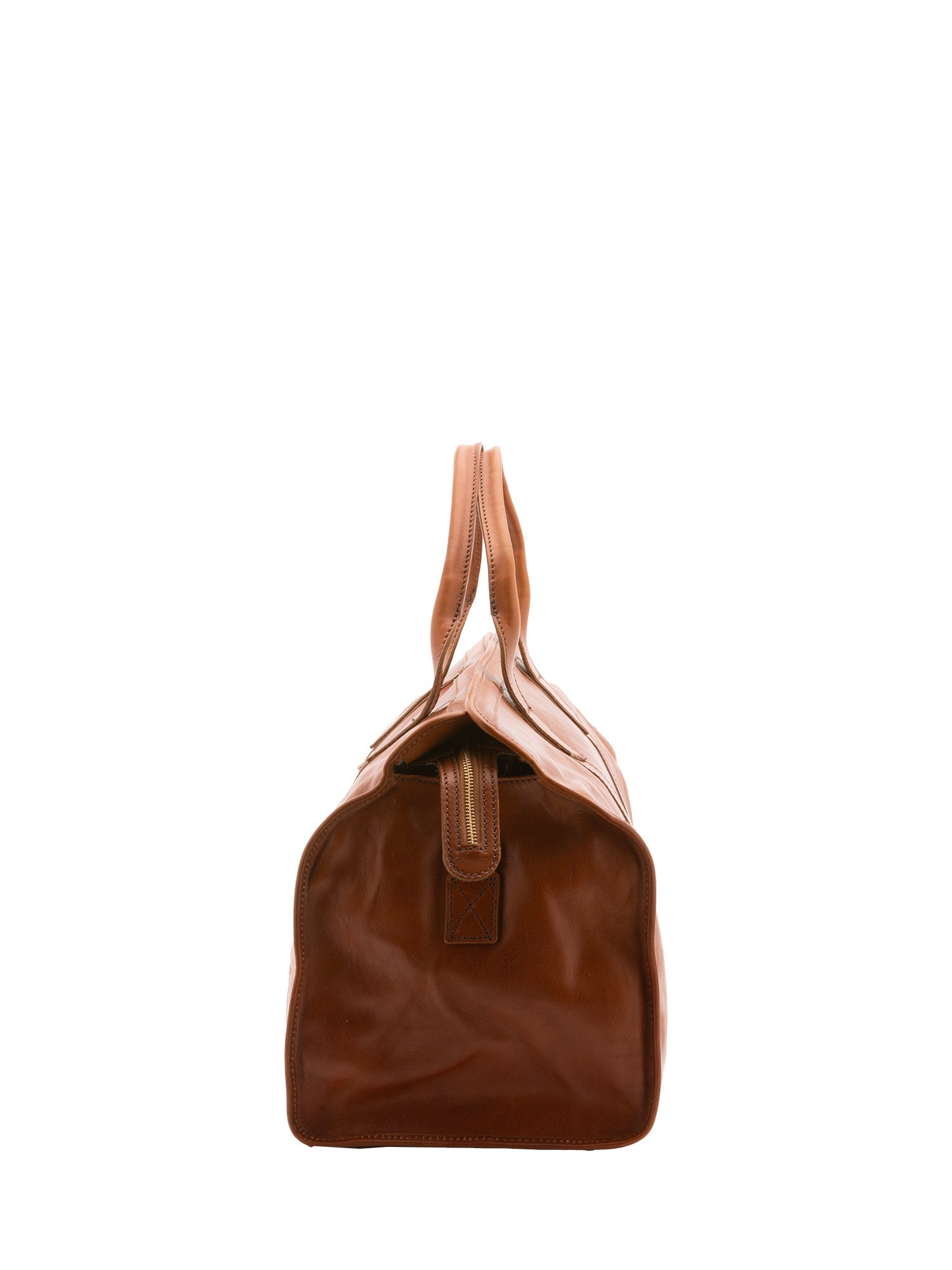 Borsa da viaggio unisex in vera pelle 100% cotone 4091-MIELE Alessia Firenze