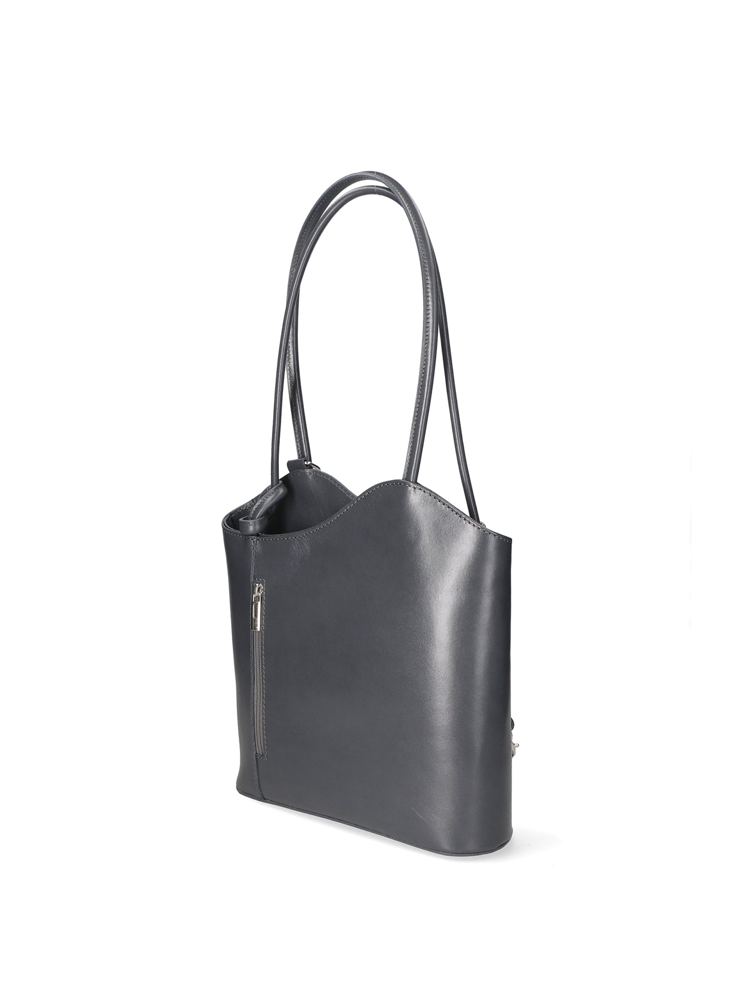 Fabiola Borsa a spalla da donna 100% pelle 9039-GRIGIO GREY Chiara Ferretti