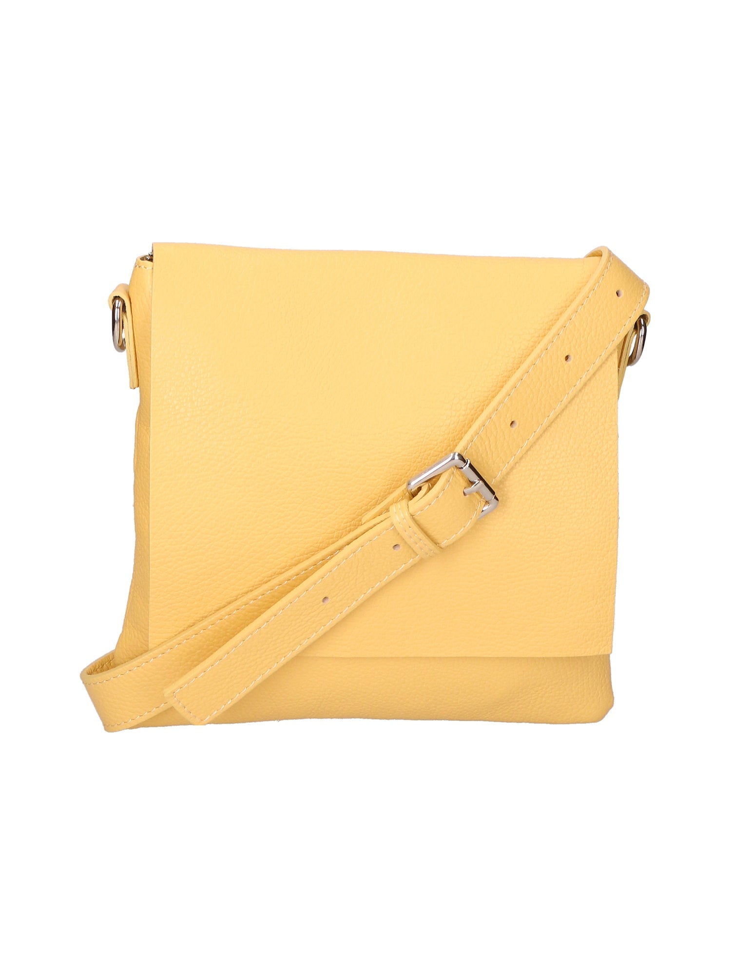 Borsa a Tracolla da Donna Gemma in Vera Pelle Made in Italy 25,5x23,5x1 cm