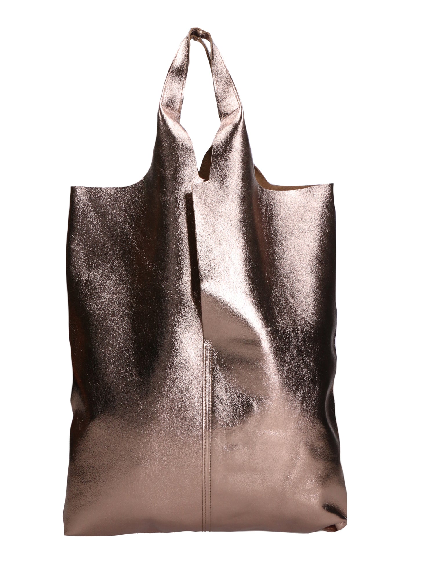Argenta Borsa a spalla da donna Pelle laminata 05358-L005 BRONZO Chiara Ferretti