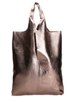 Argenta Borsa a spalla da donna Pelle laminata 05358-L005 BRONZO Chiara Ferretti