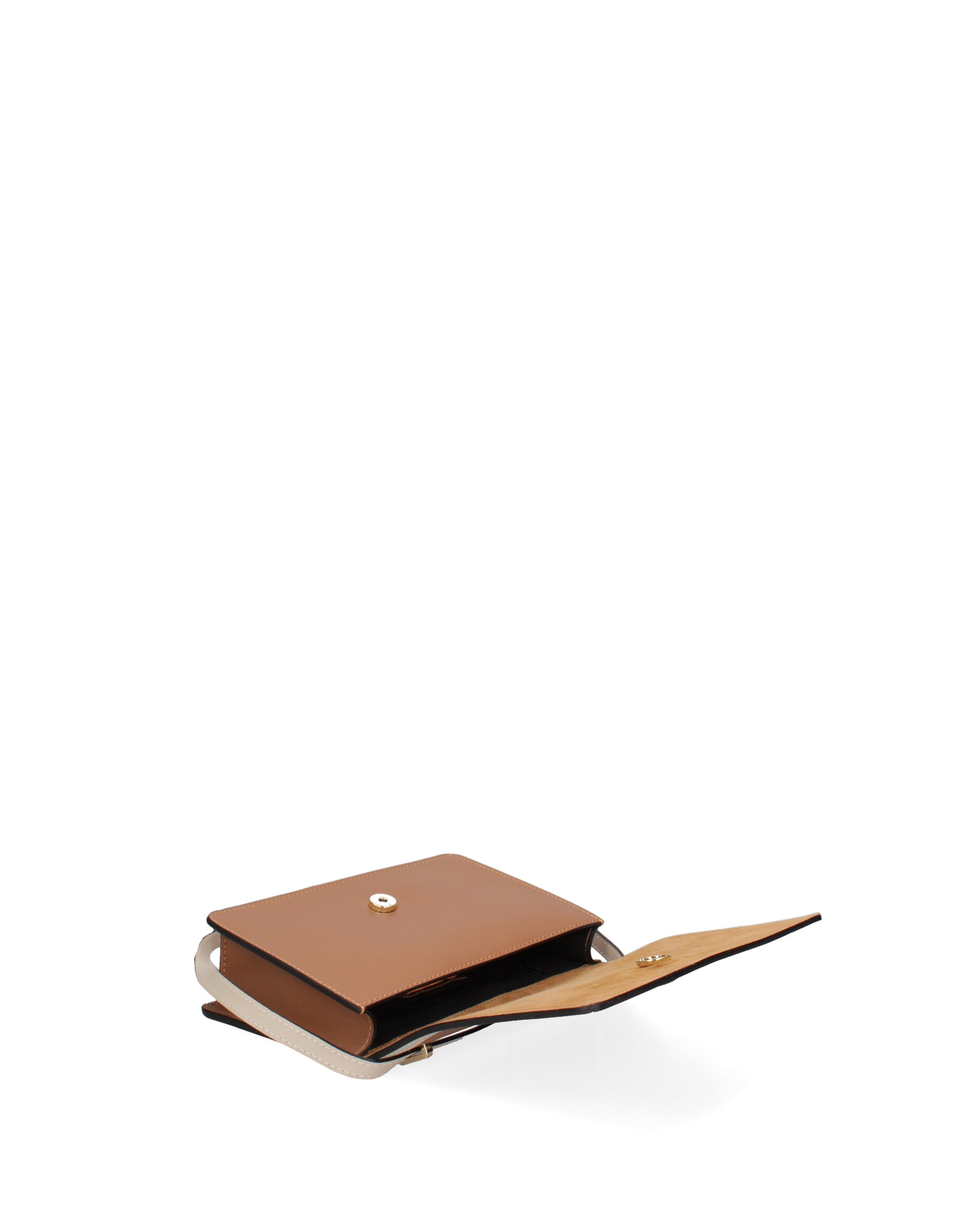 Ardena Borsa a tracolla da donna Vera pelle 1324-CUOIO+BEIGE Chiara Ferretti