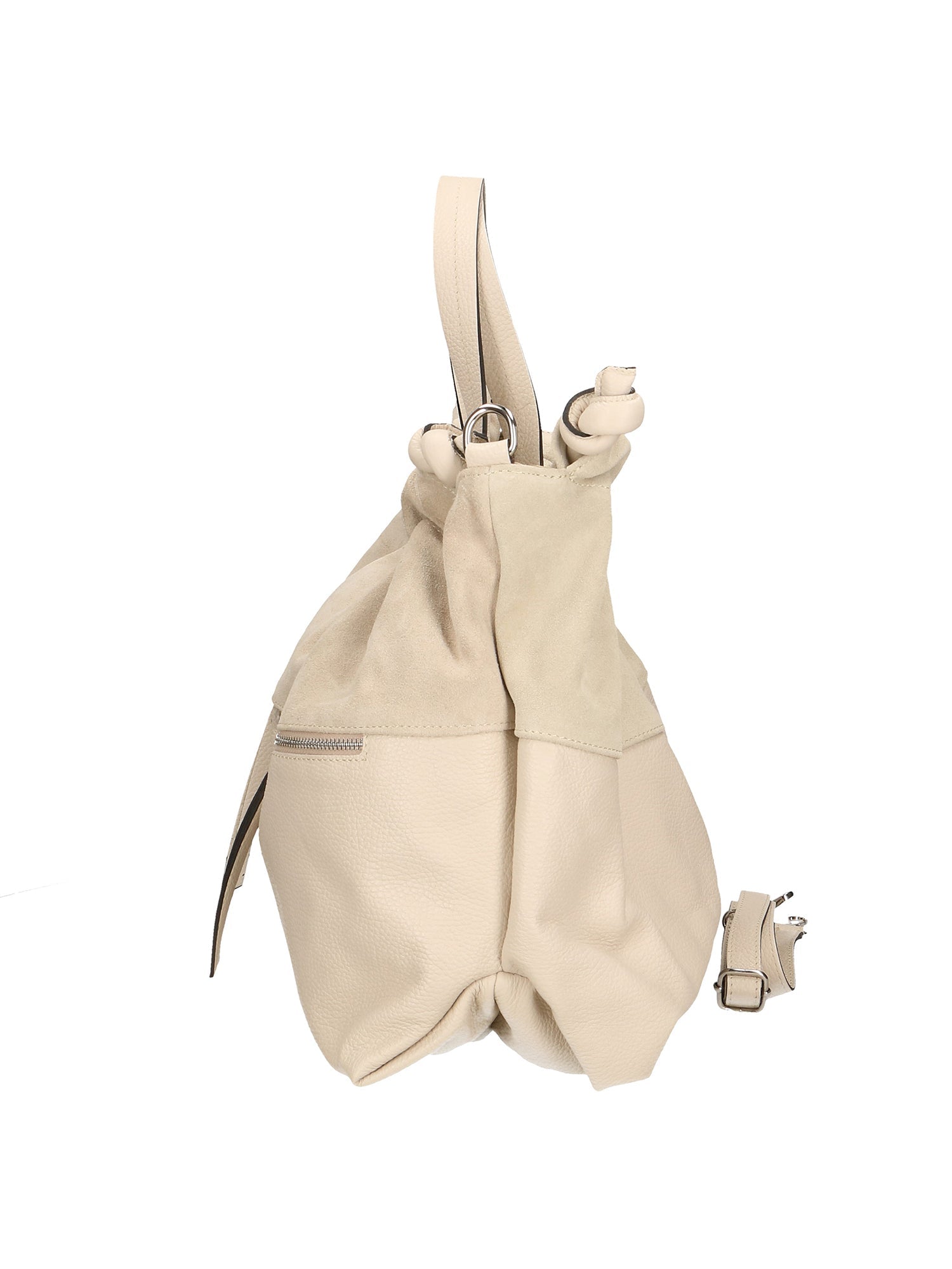 Firenze Borsa a mano da donna Vera pelle 01838-D37 LATTE MILK Chiara Ferretti