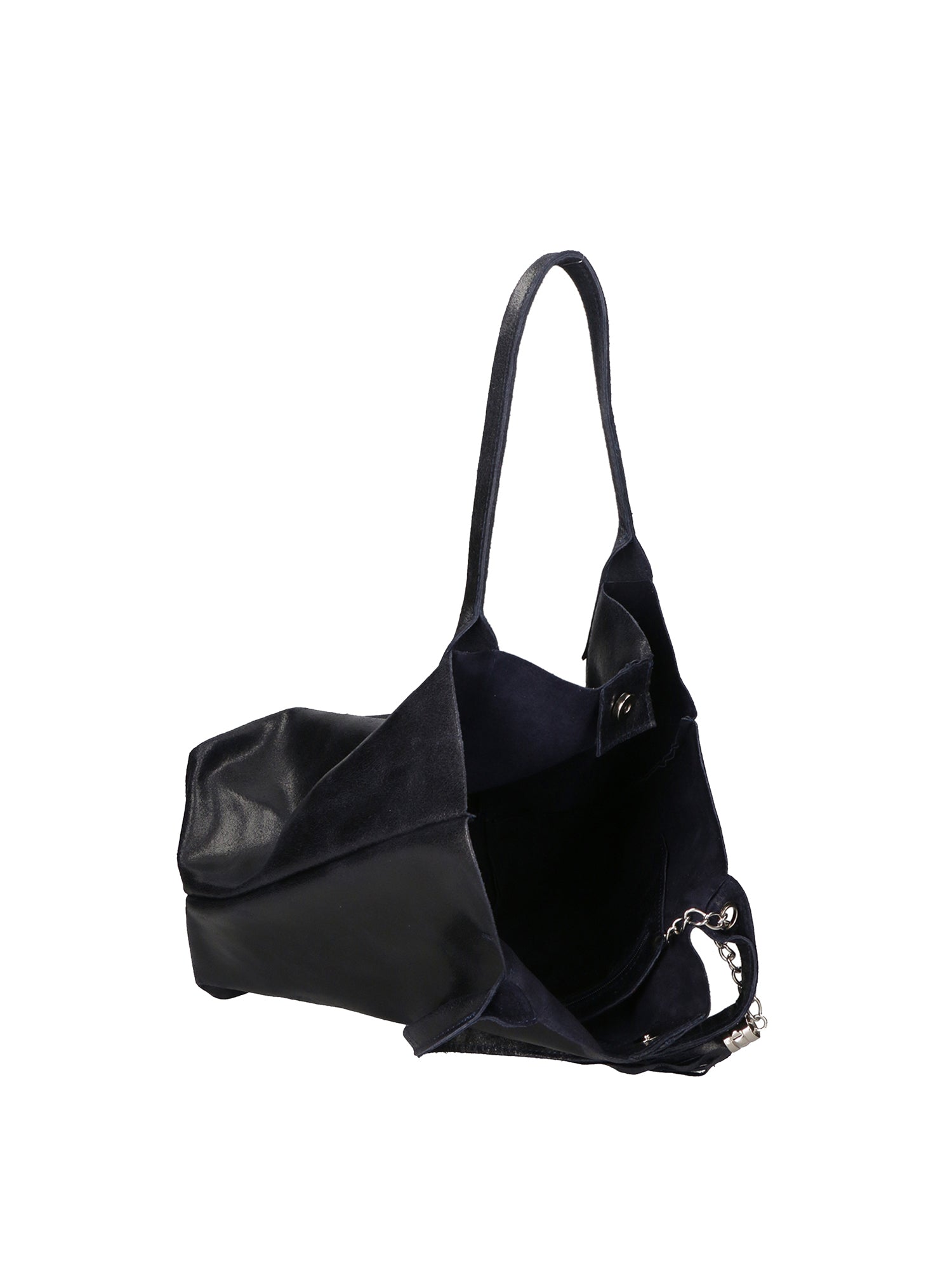 Althea Borsa a mano da donna Vera pelle 5190-012 BLU JEANS Chiara Ferretti