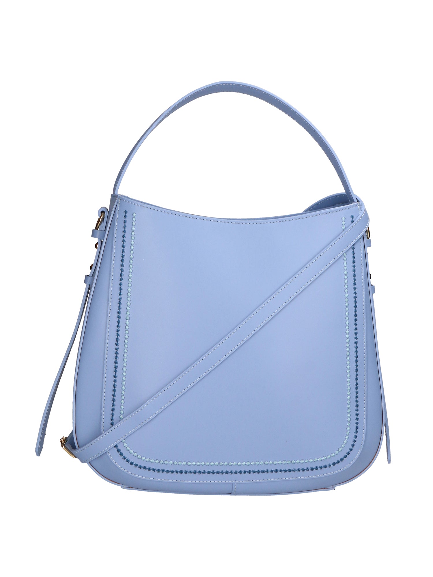 Gisella Borsa a mano da donna Vera pelle 05933-L220 AZZURRO Chiara Ferretti