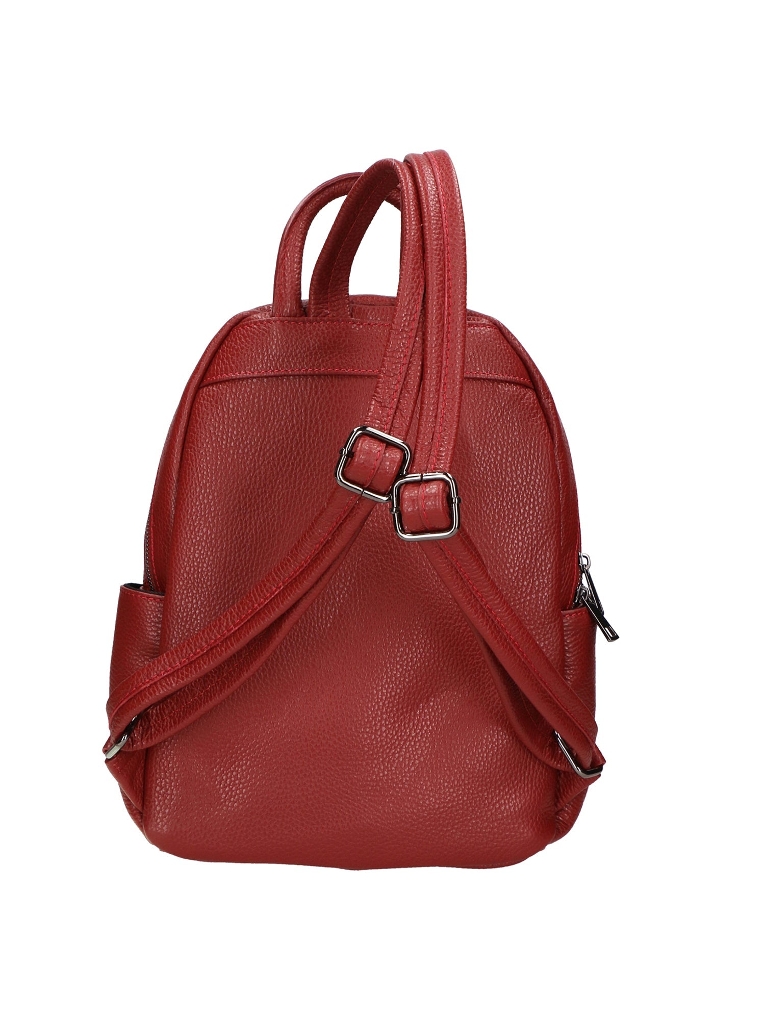 Vida 06522-D10 ROSSO SCURO Zaino da donna in vera pelle DARK RED Chiara Ferretti