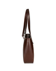Eva Borsa a spalla da donna Vera pelle 9024-TMORO DARK BROWN Chiara Ferretti