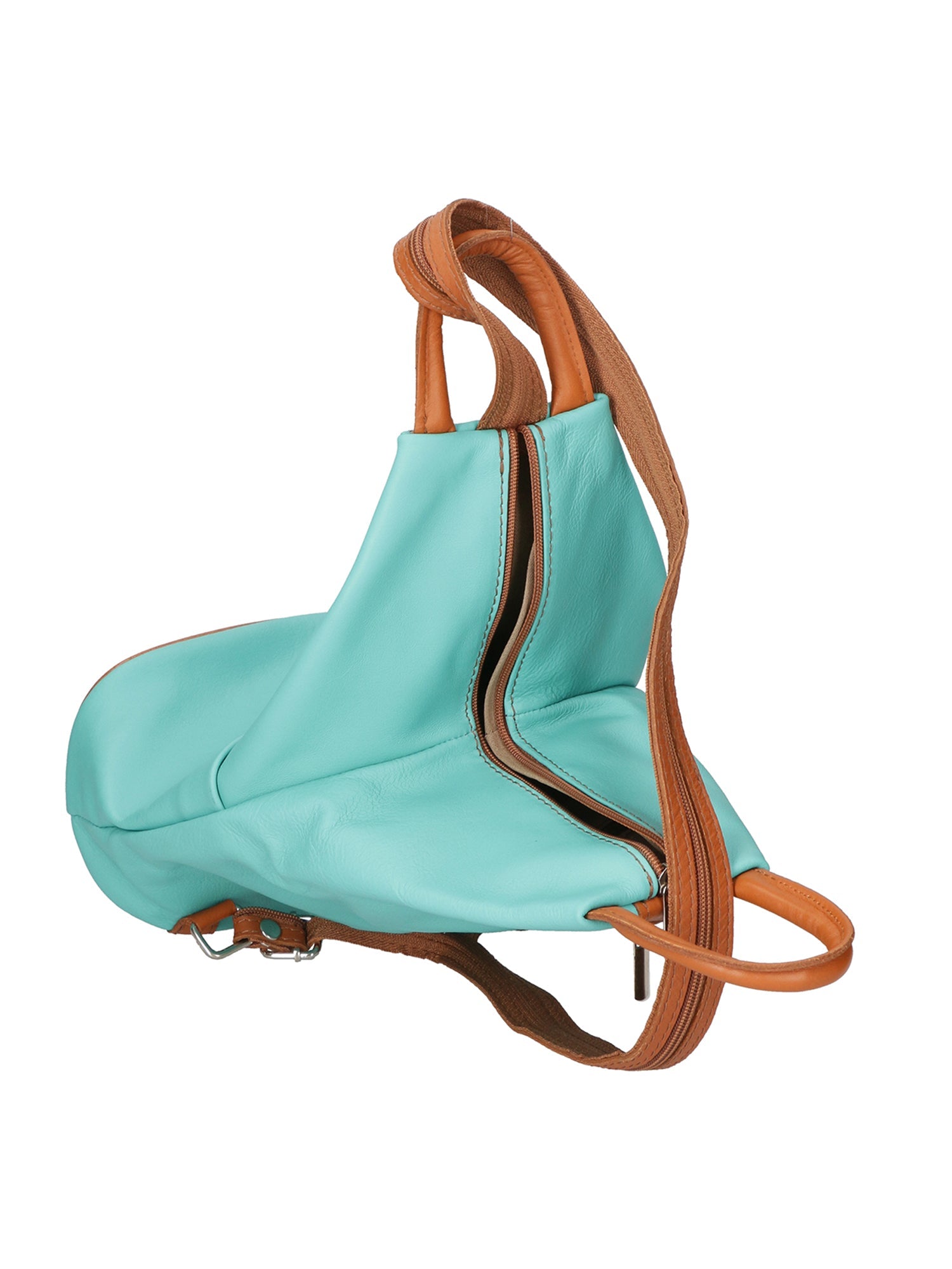 Erika Zaino da donna in vera pelle Casual 80072-TIFFANY-CUOIO Chiara Ferretti