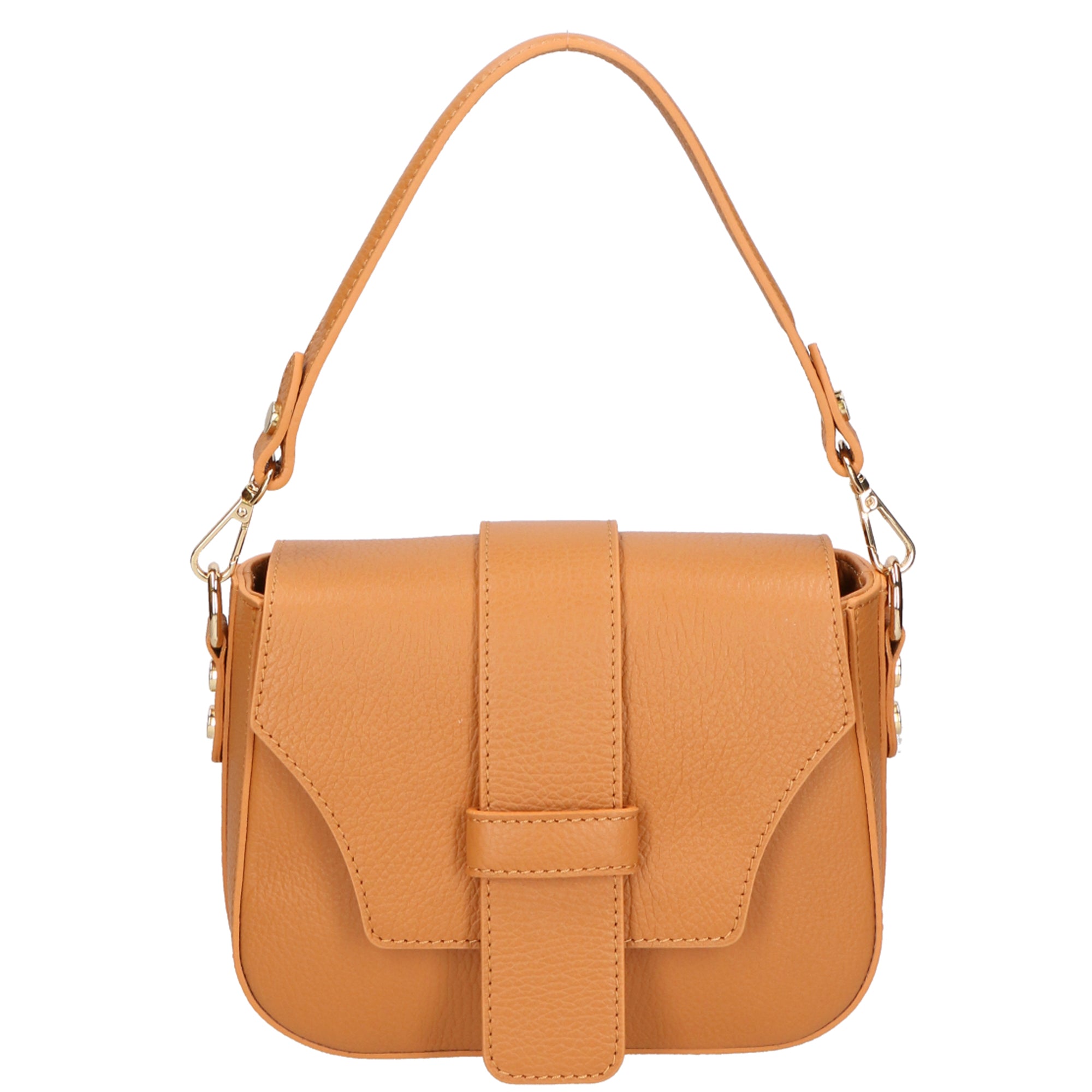 Ileana Borsa a spalla da donna Vera pelle 06282-D44 CUOIO COGNAC Chiara Ferretti