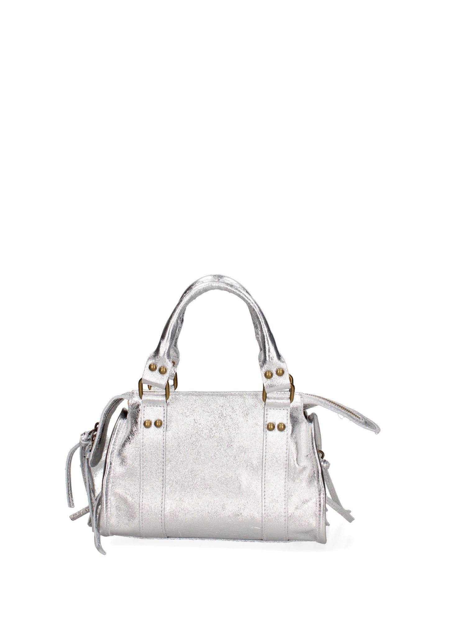 Solara Borsa a spalla da donna Vera pelle 06091 LM-L001 ARGENTO Chiara Ferretti