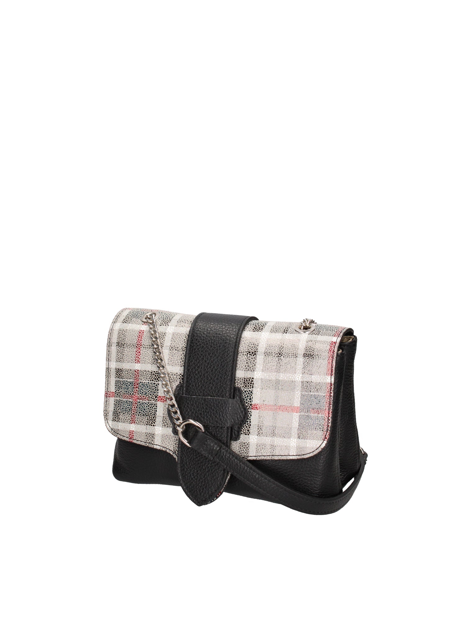 Caelia Borsa a tracolla da donna Vera pelle 194942-NERO+NERO Chiara Ferretti