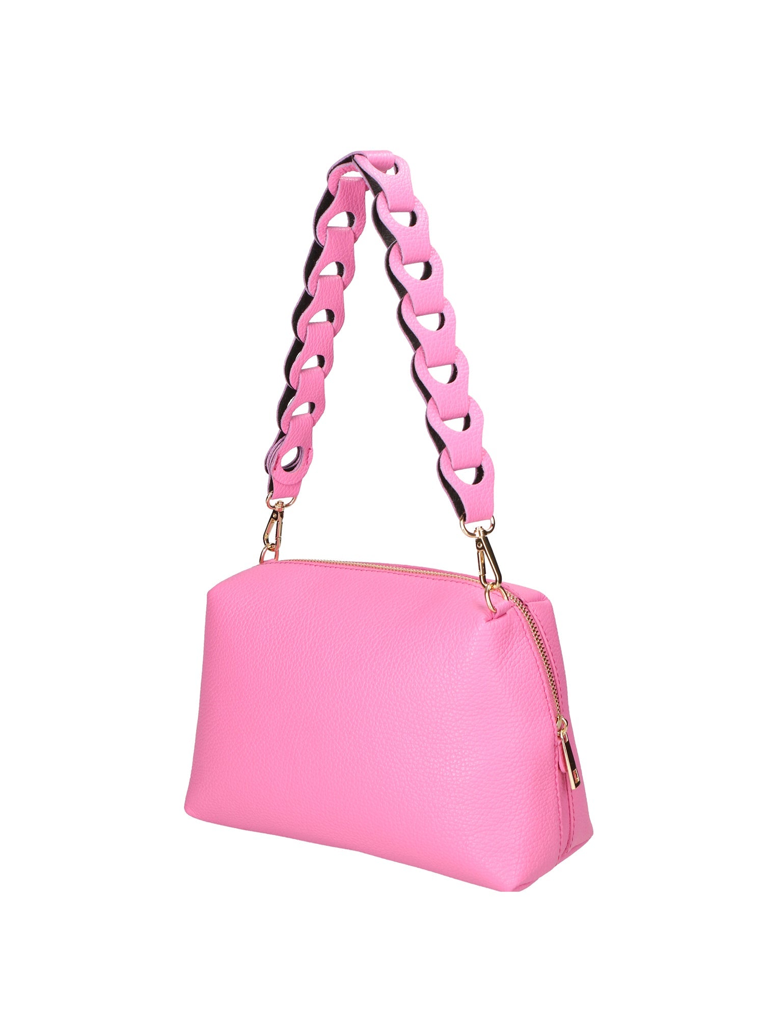 Livia Borsa a spalla da donna Vera pelle 06443-PINK Chiara Ferretti