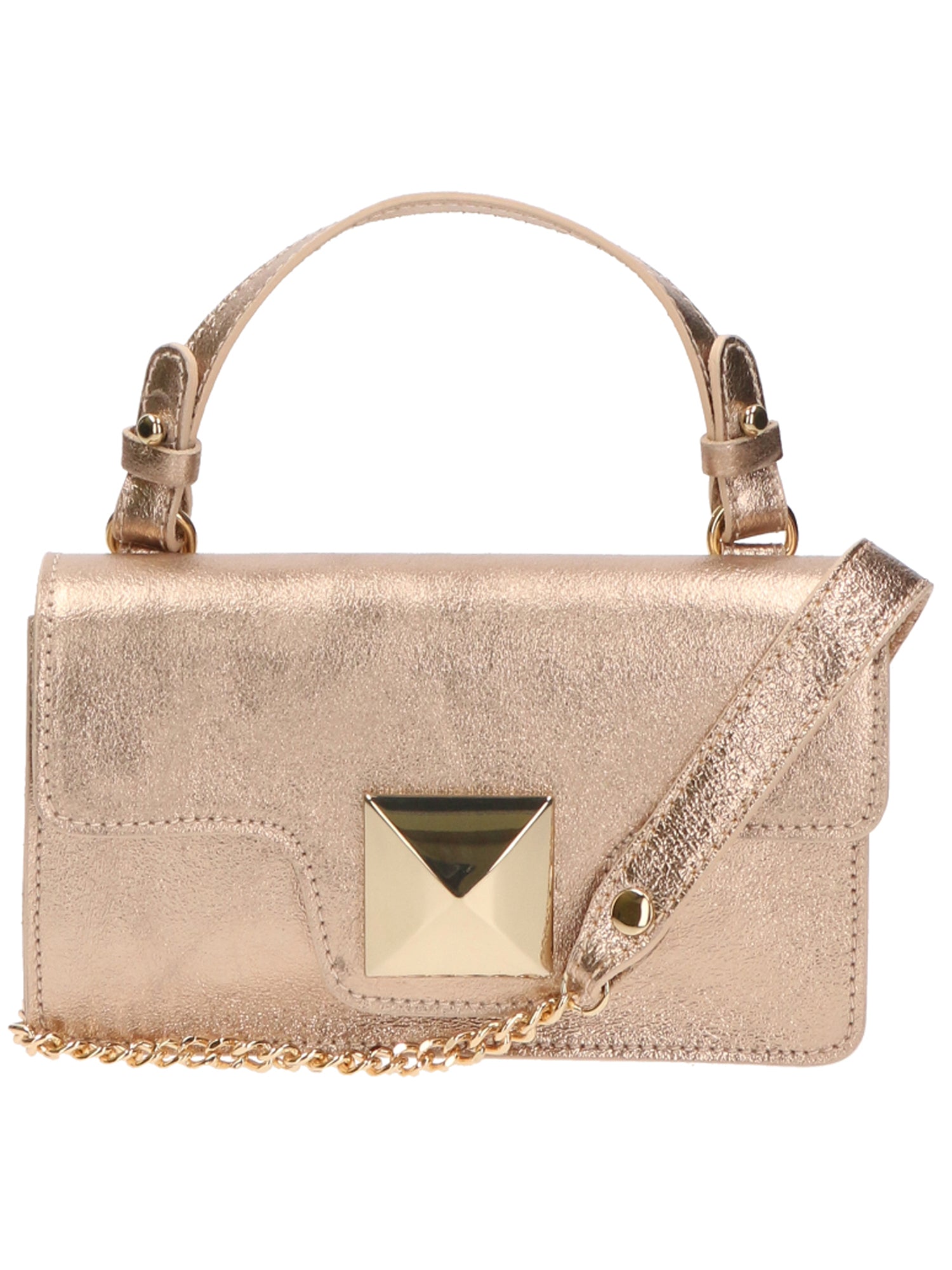 Hellen Borsa a mano da donna Vera pelle 06010-L024 CHAMPAGNA Chiara Ferretti