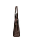 Evelina Borsa a mano da donna 100% pelle 9025-T.MORO Chiara Ferretti