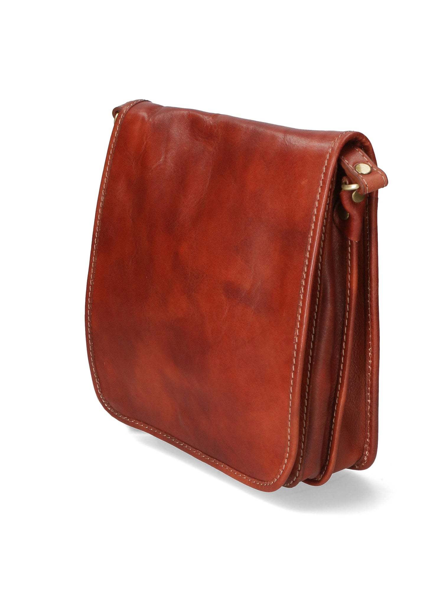 Fiamma Borsa a tracolla da donna Vera pelle 9109-MARRONE BROWN Chiara Ferretti