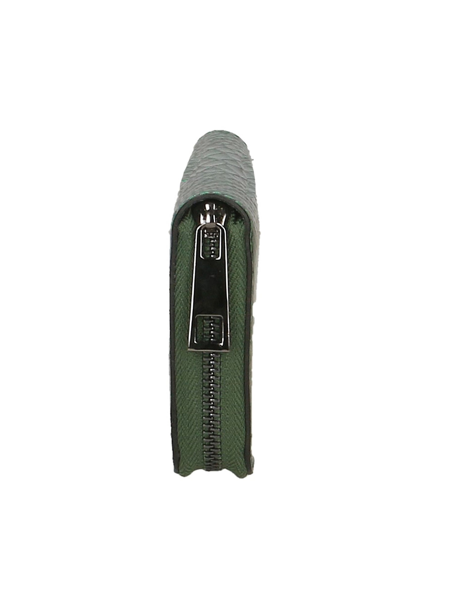 Nohemi Portafoglio donna vera pelle Zip 524072-VERDE GREEN Chiara Ferretti