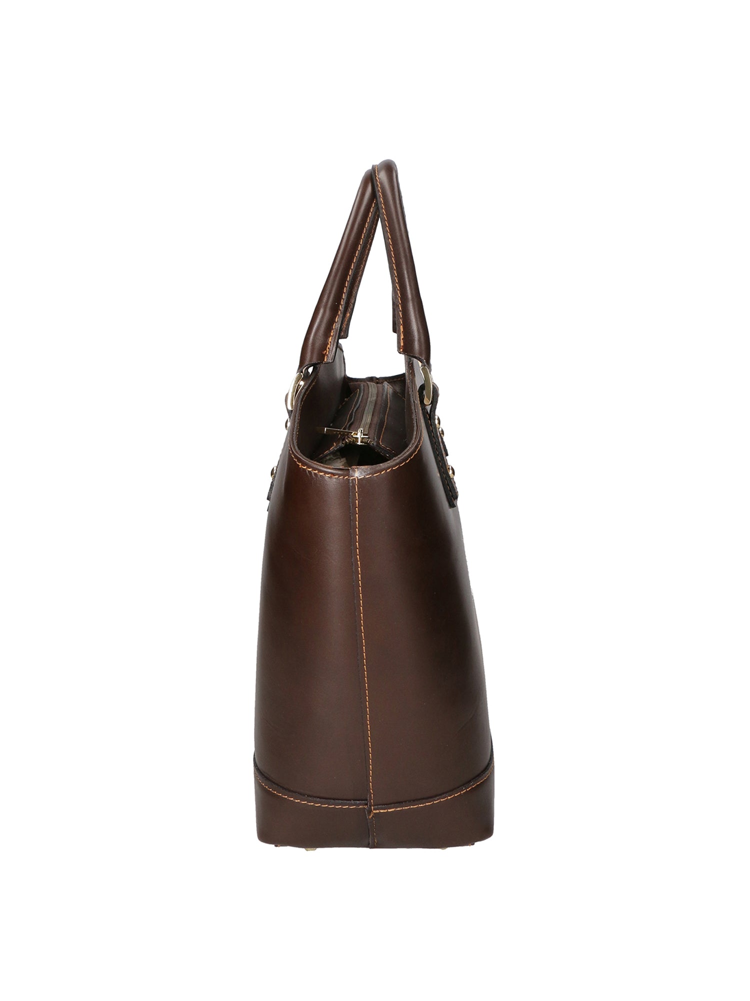 Evelyn Borsa a mano da donna 100% pelle 9027-TMORO DARK BROWN Chiara Ferretti