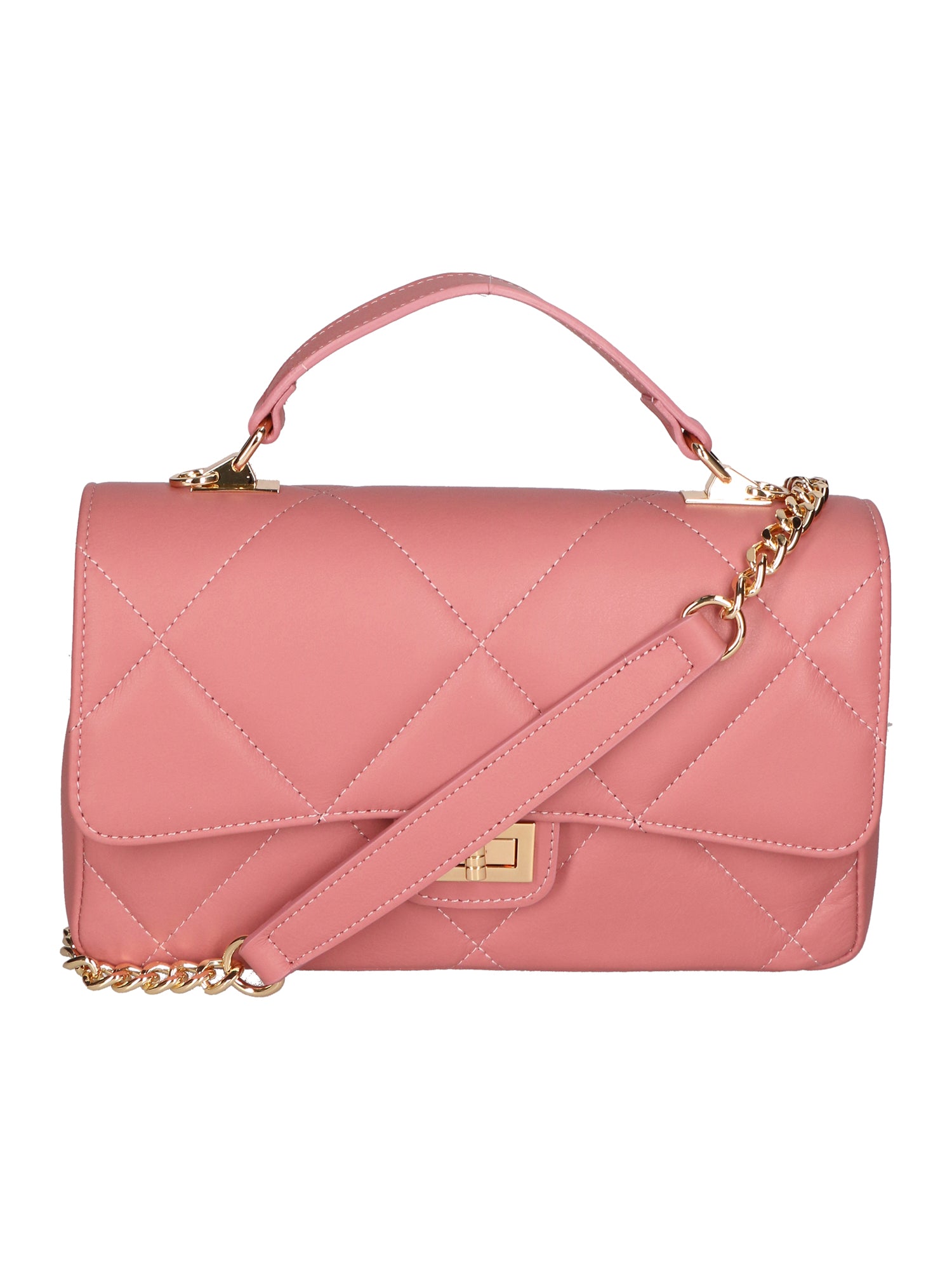 Vita Damen-Schultertasche aus echtem Leder, hergestellt in Italien, 16 x 28 x 8 cm
