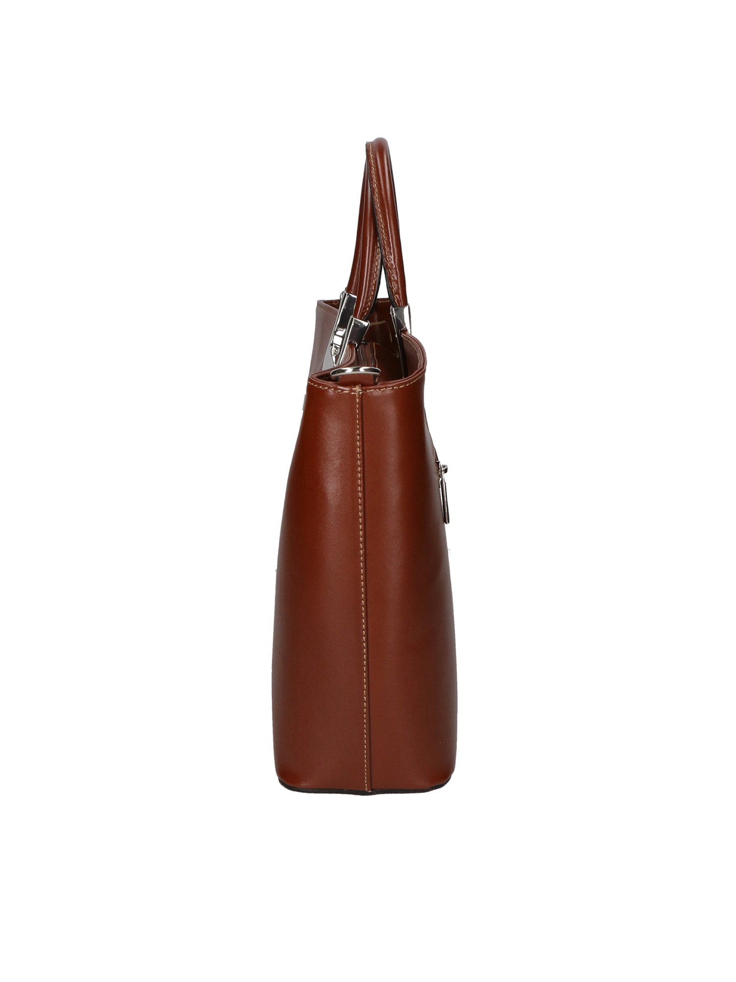Francesca Borsa a mano da donna 100% pelle 9133-MARRONE BROWN Chiara Ferretti