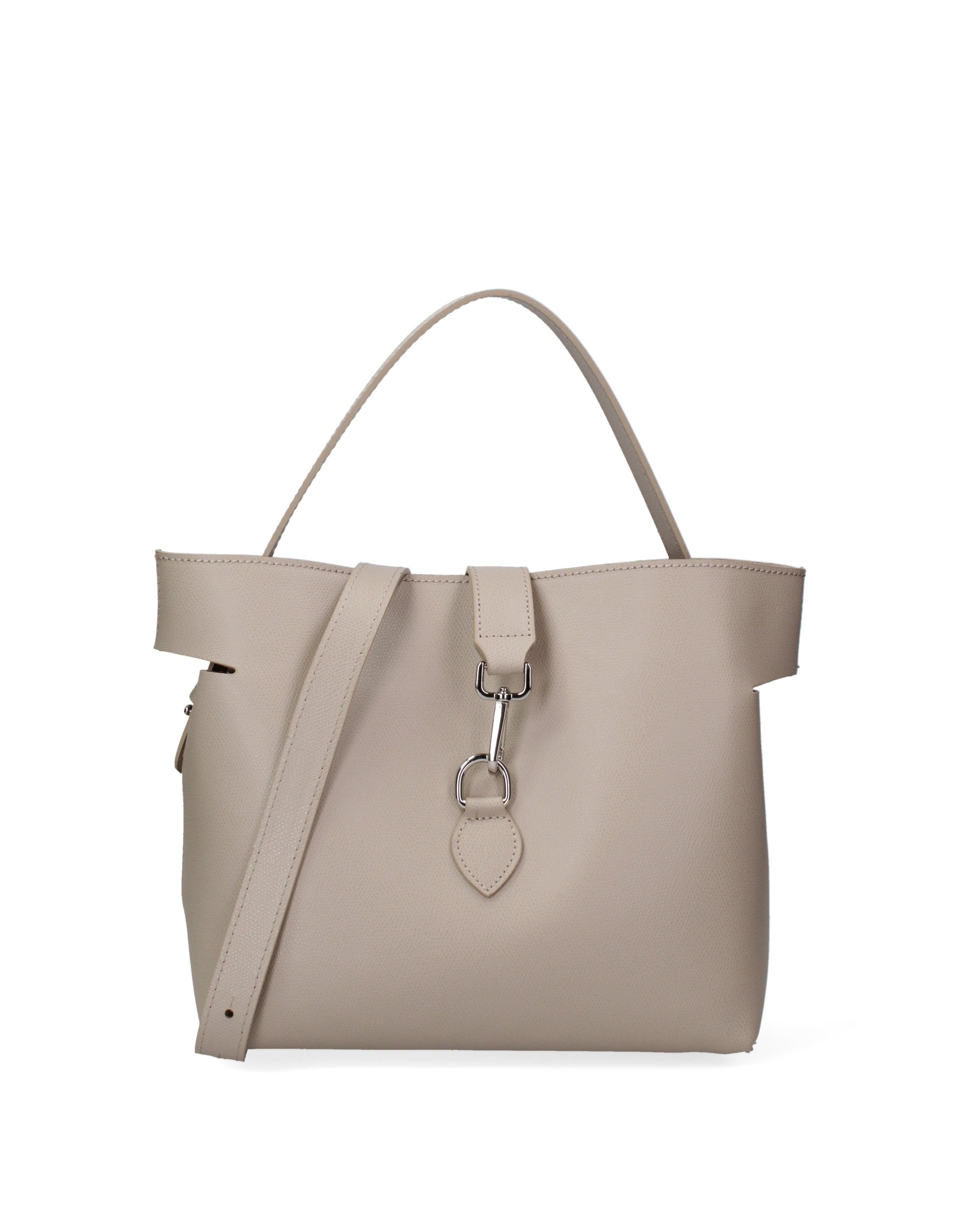 Liviana Borsa a mano da donna Vera pelle 07379-PL05 CAPPUCCINO Chiara Ferretti