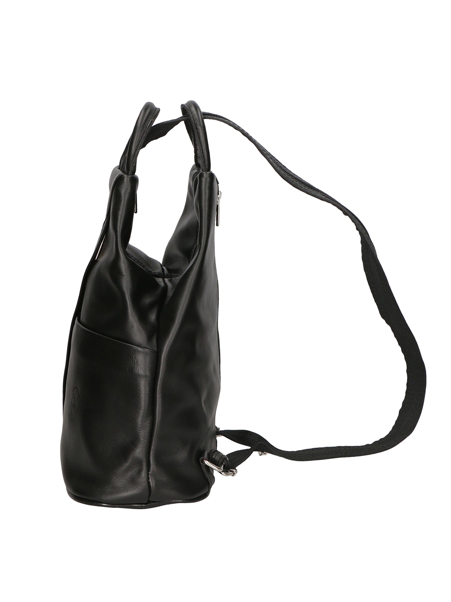 Erika Zaino da donna in vera pelle Casual 80072-NERO Chiara Ferretti