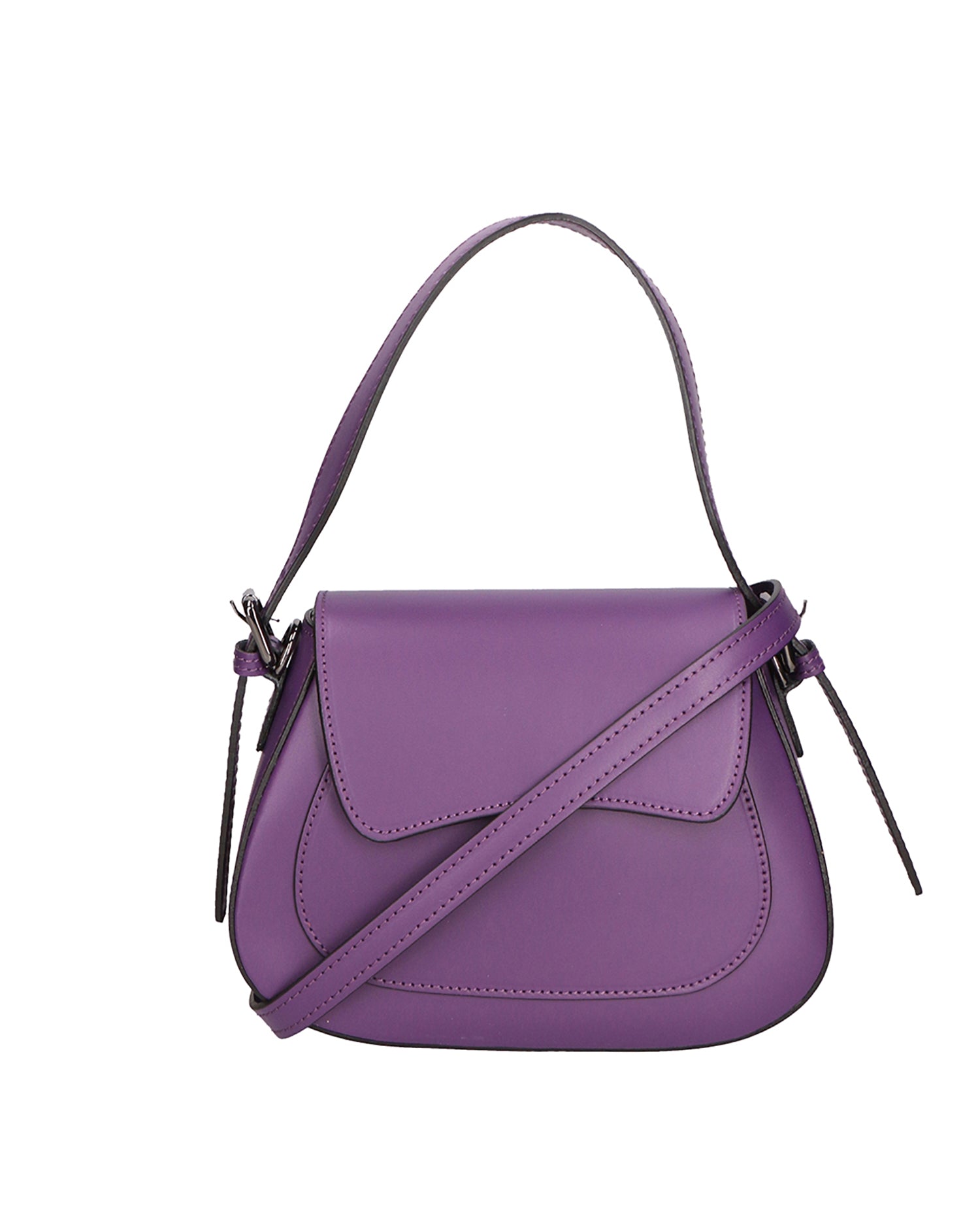 Valda Borsa a mano da donna Vera pelle 06523-L337 VIOLA Chiara Ferretti