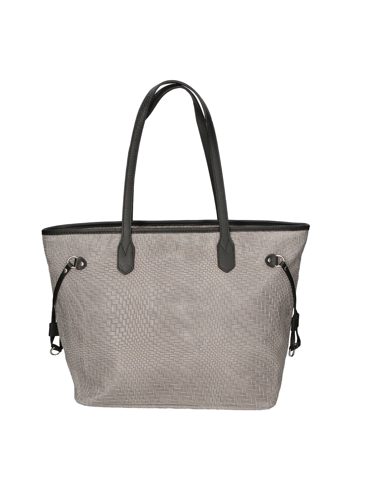 Emiliana Borsa a spalla da donna Vera pelle 80061-GRIGIO Chiara Ferretti