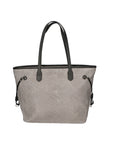Emiliana Borsa a spalla da donna Vera pelle 80061-GRIGIO Chiara Ferretti