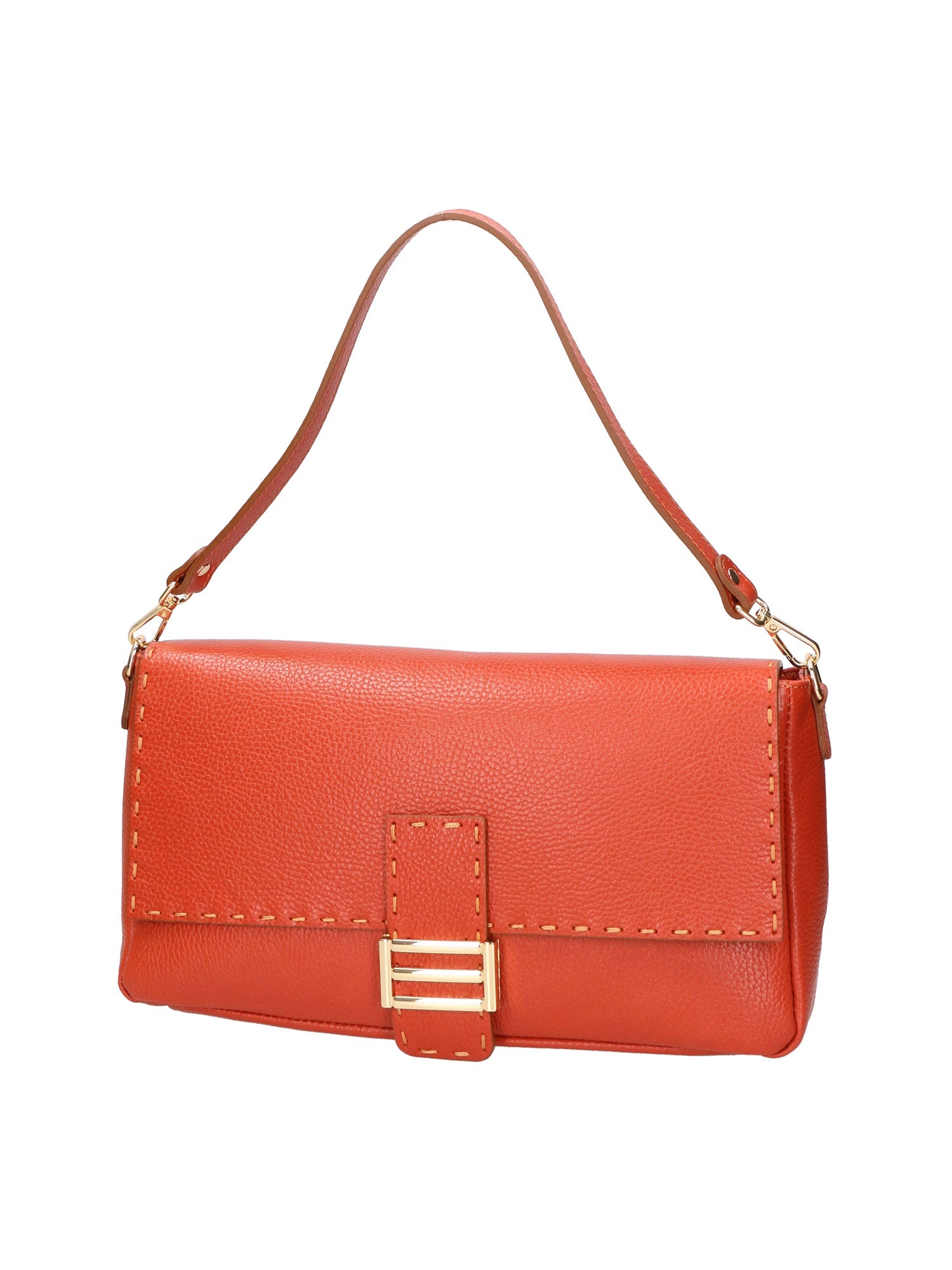 Walda Borsa a spalla da donna Vera pelle 06868-D61 MATTONE Chiara Ferretti