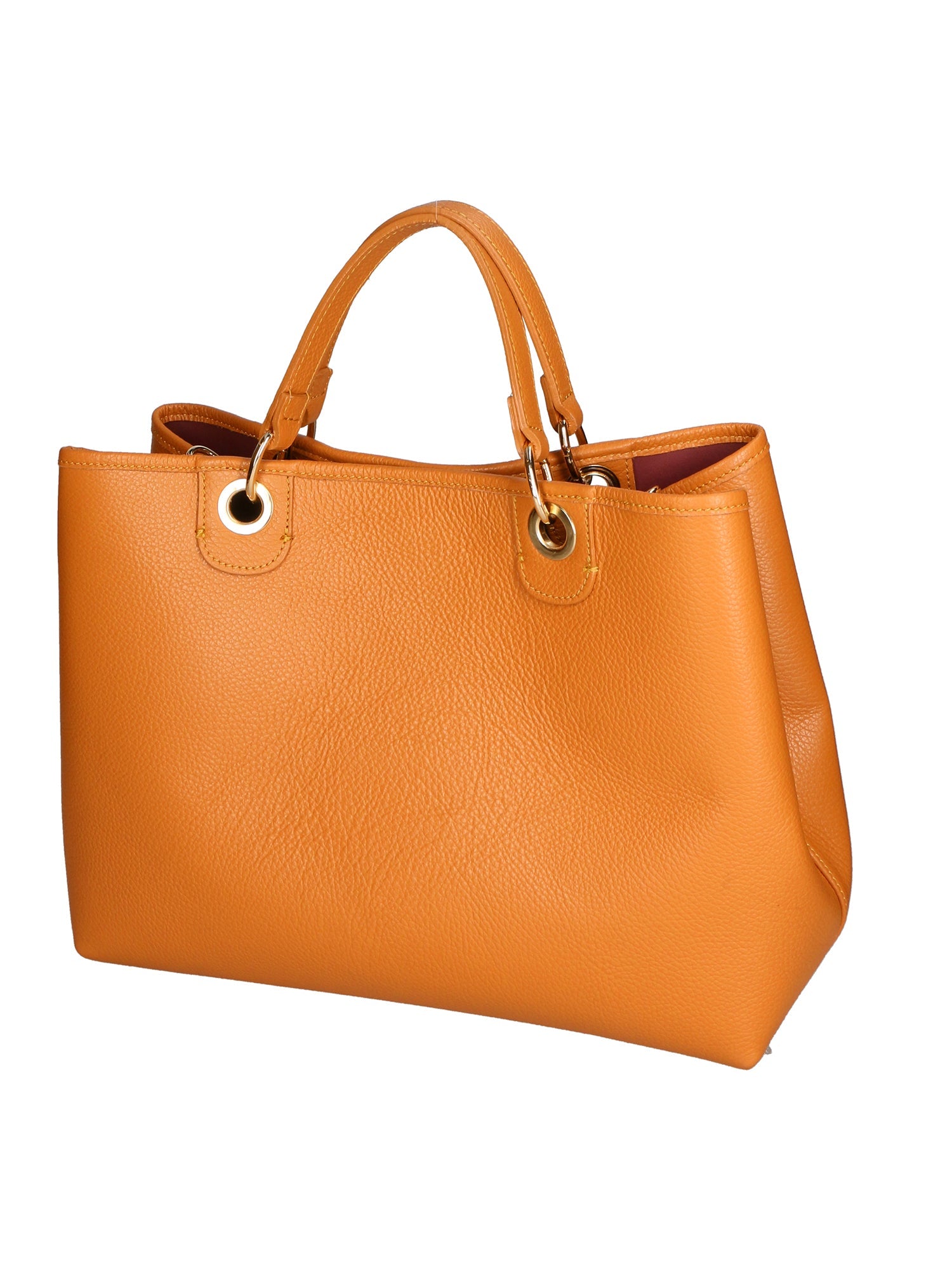 Azurite Borsa a mano da donna 100% pelle 06105-D44 CUOIO COGNAC Chiara Ferretti