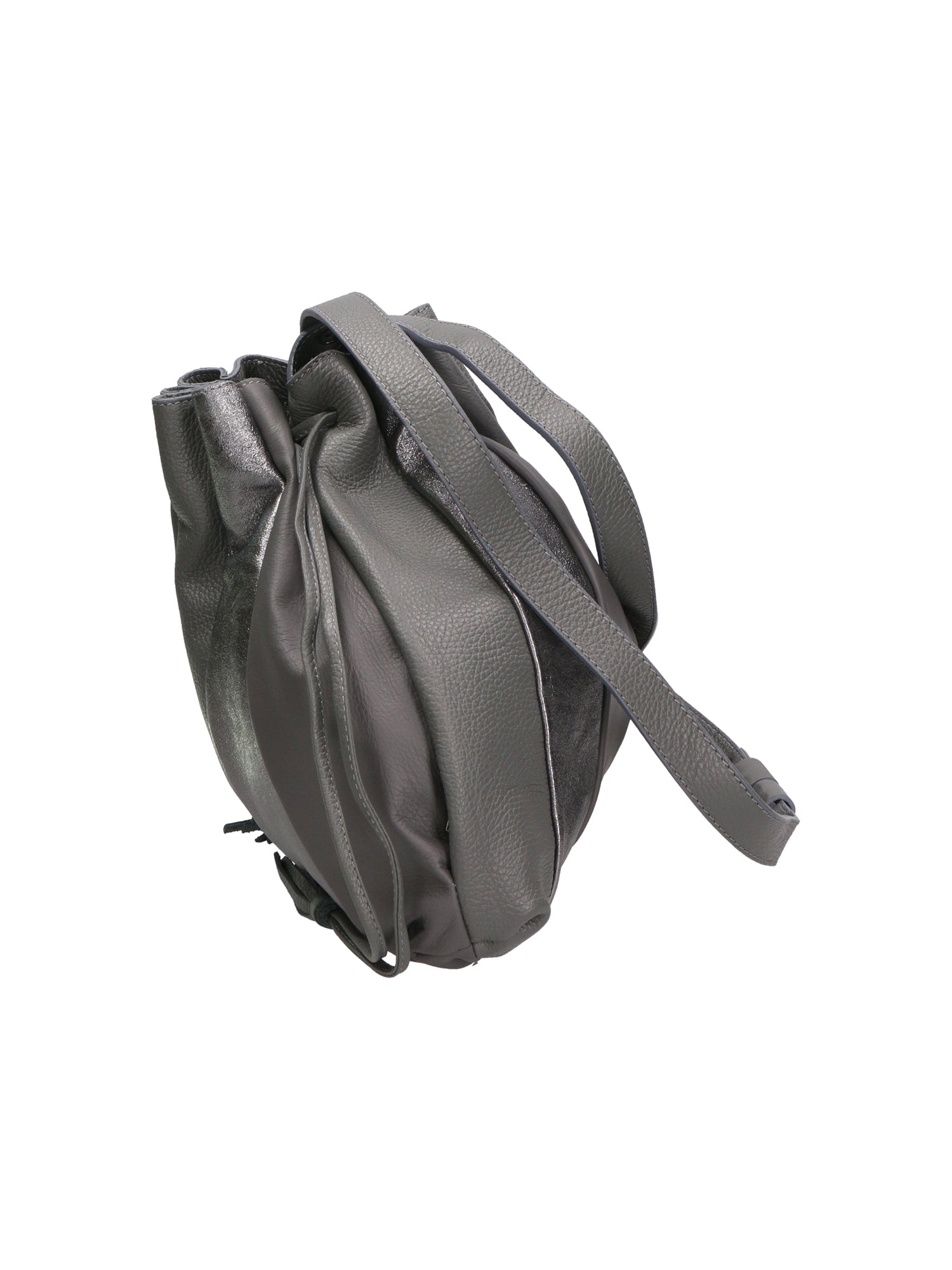 Nunzia Borsa a spalla da donna Vera pelle 576042-GRIGIO GREY Chiara Ferretti