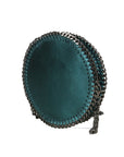 Nora Damen-Schultertasche aus echtem Leder, hergestellt in Italien, 22 x 22 x 5 cm