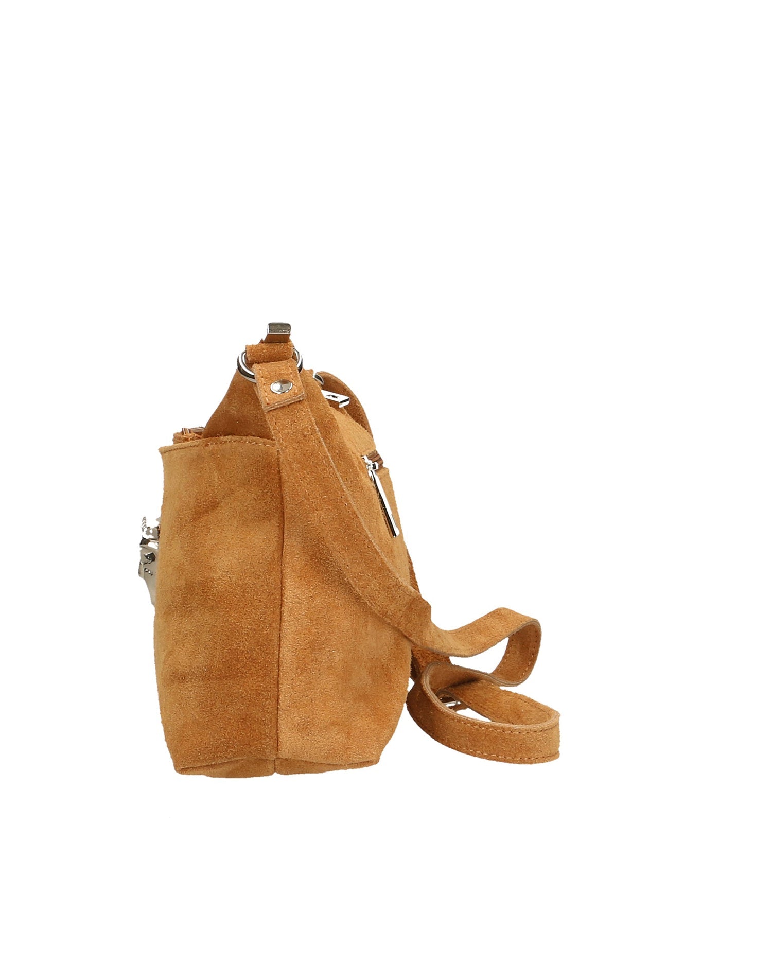 Embera Elite Borsa a tracolla donna Vera pelle scamosciata 8650-CUOIO Chiara Ferretti
