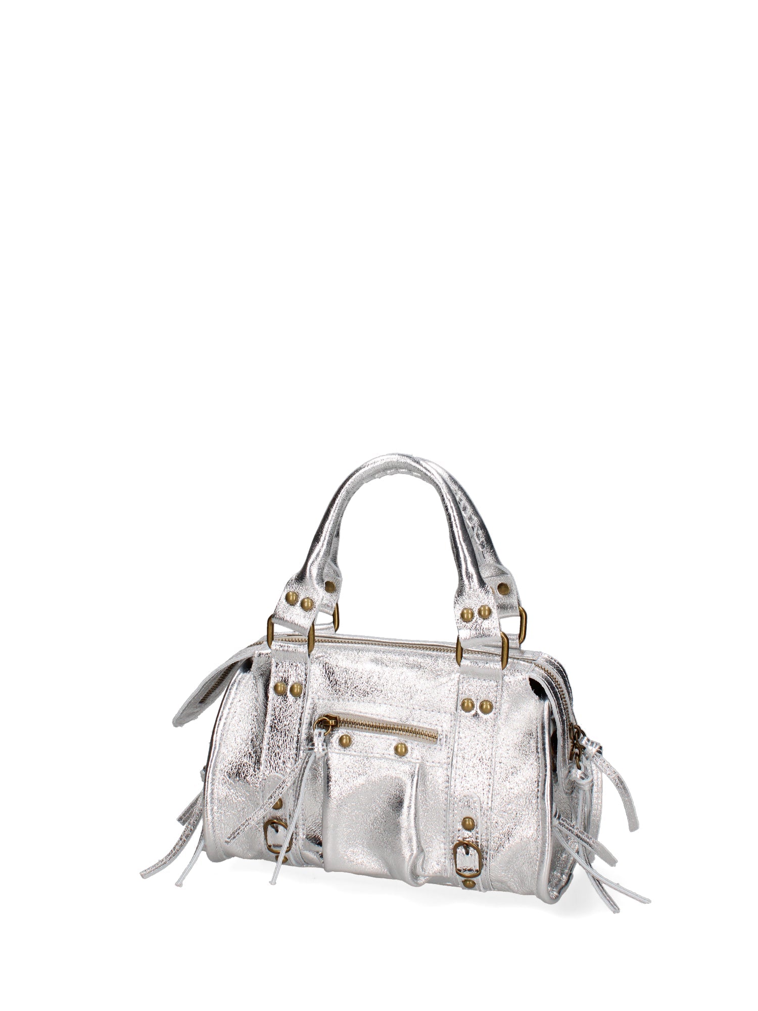 Solara Borsa a spalla da donna Vera pelle 06091 LM-L001 ARGENTO Chiara Ferretti