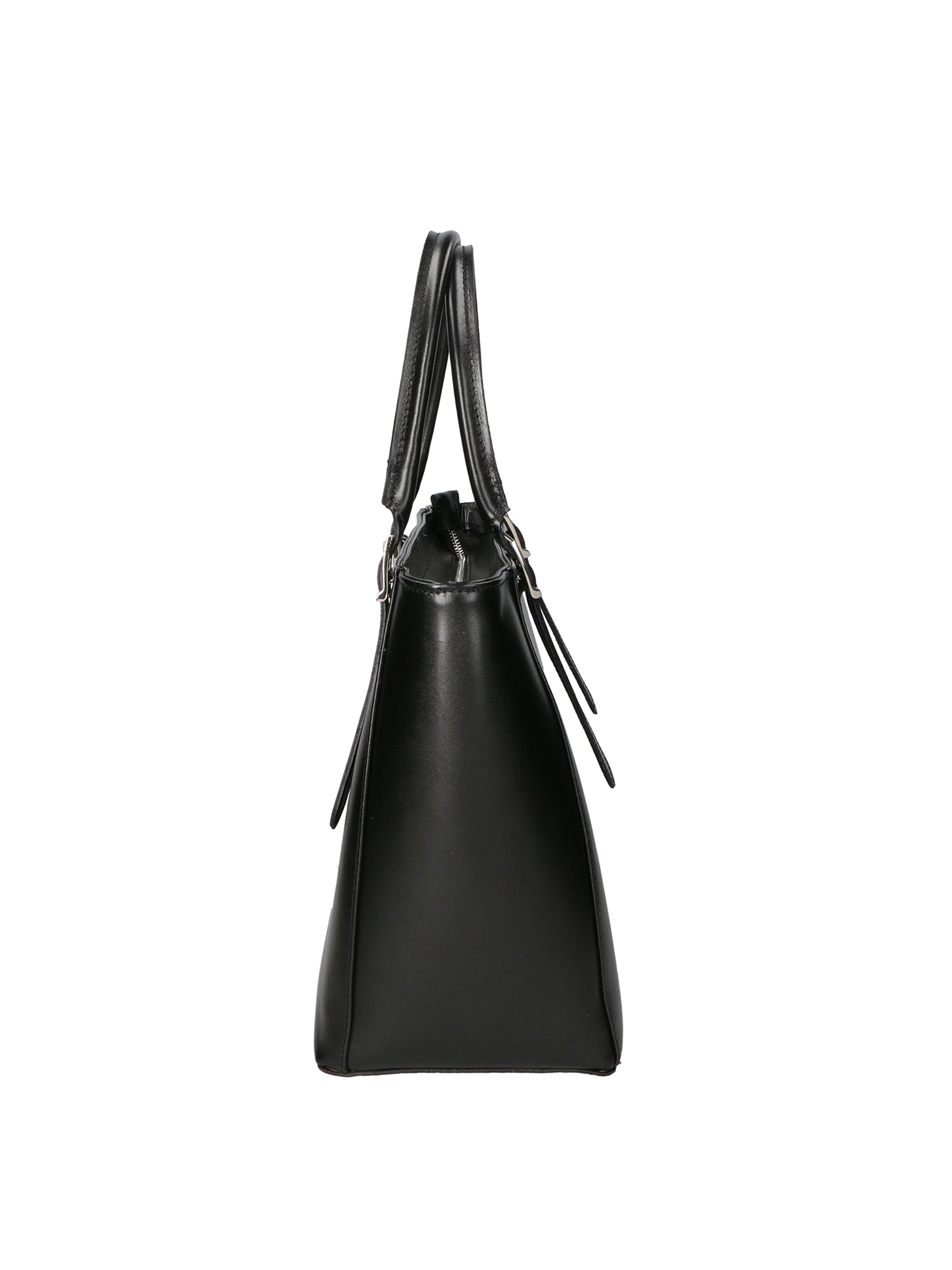 Fortunata Borsa a mano da donna Vera pelle 9119-NERO BLACK Chiara Ferretti