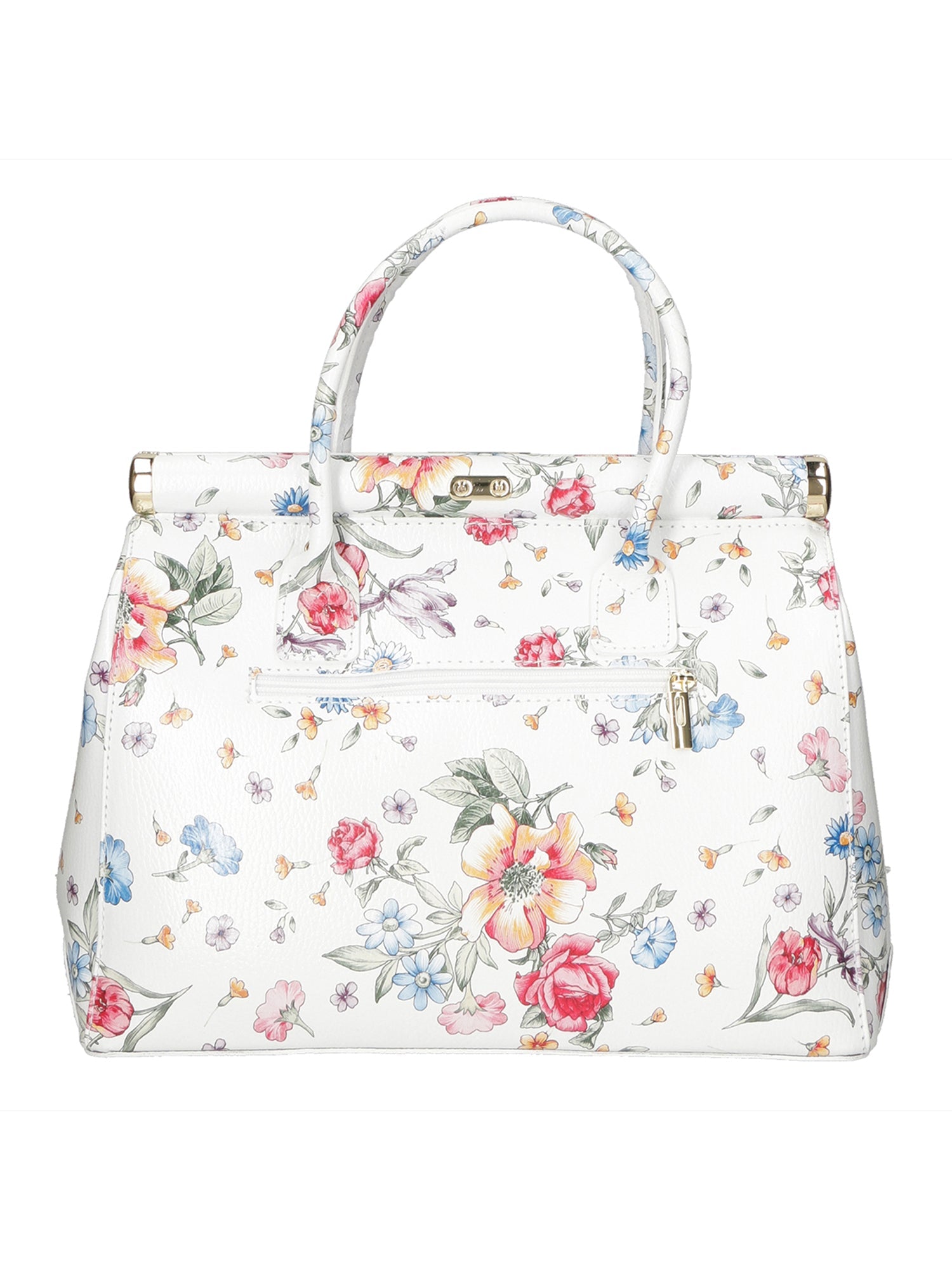 Cecilia Borsa a mano da donna Vera pelle 2096-BIANCO Chiara Ferretti