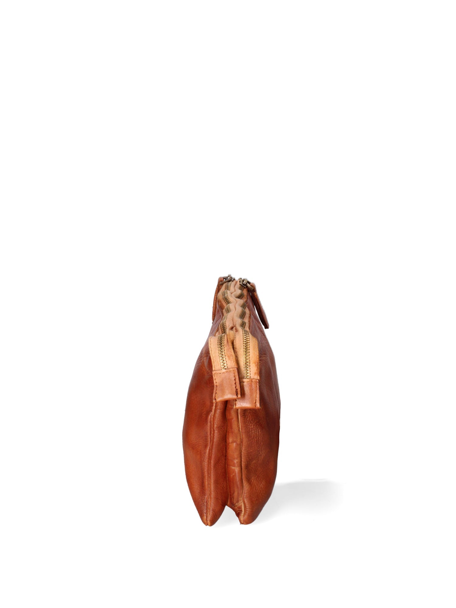 Lucca Borsa a tracolla da donna Vera pelle 1001-D17 CUOIO SCURO Chiara Ferretti