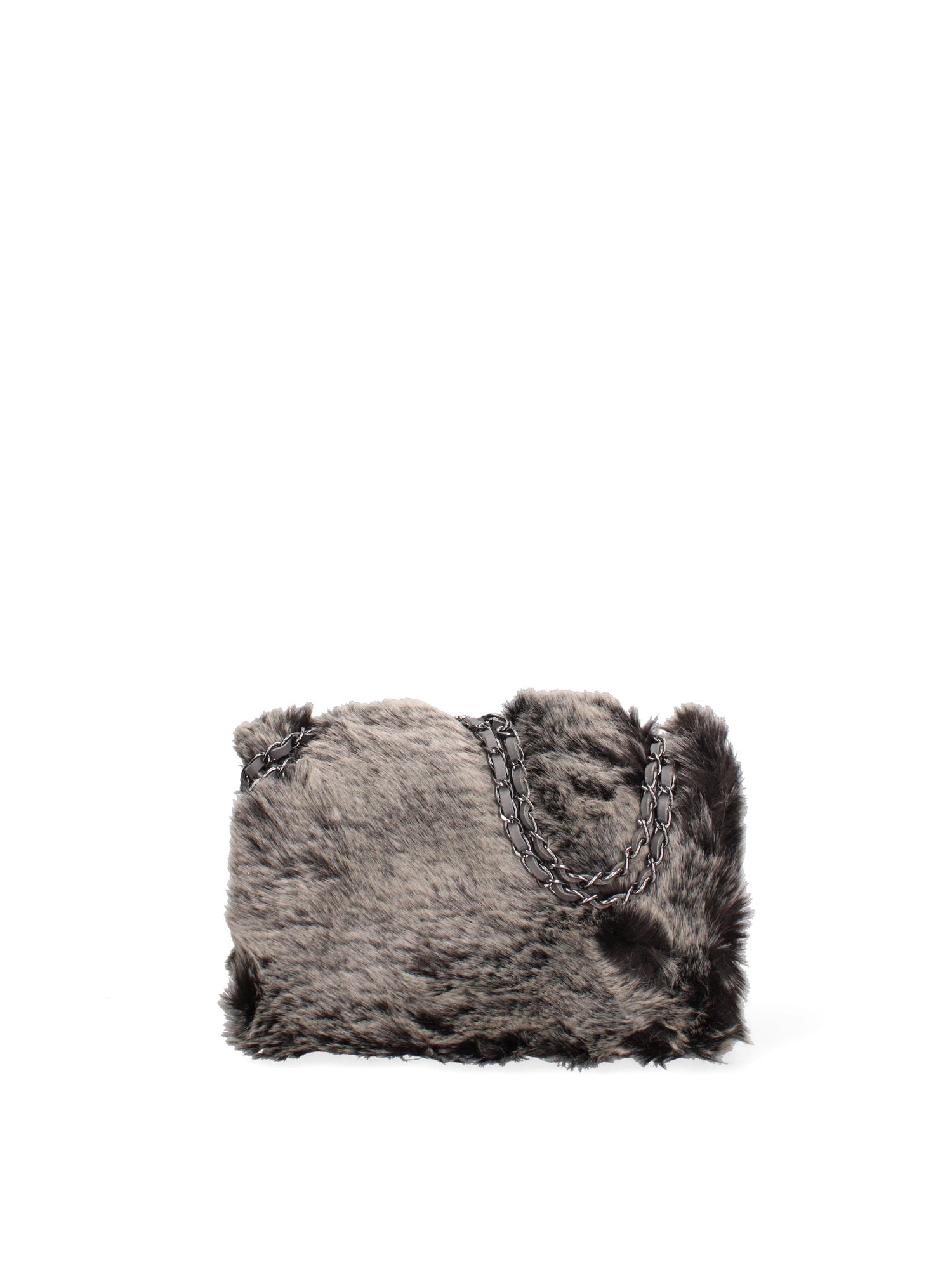 Umbria Lux Borsa a spalla da donna Vera pelle 8484-GRIGIO Chiara Ferretti