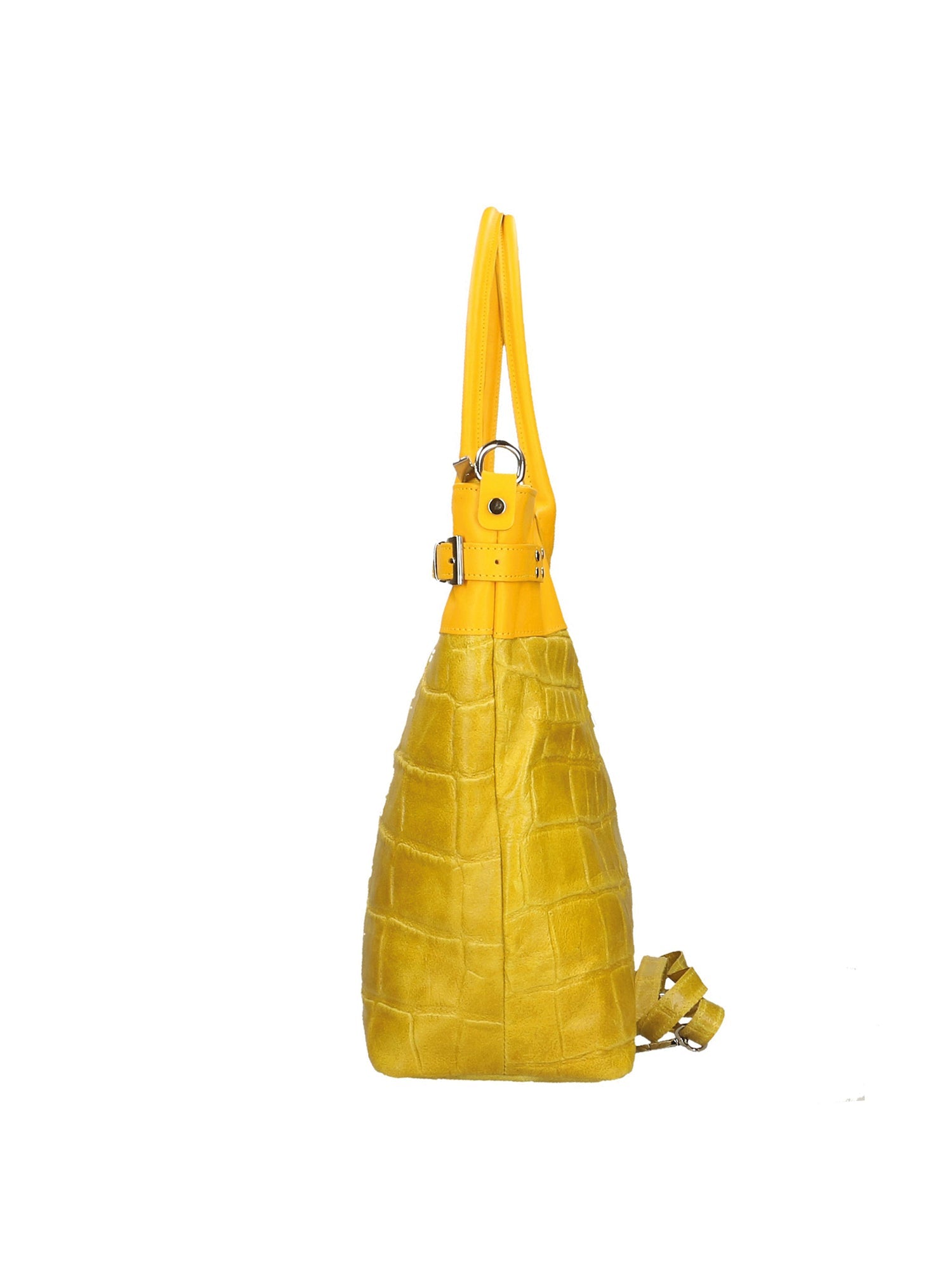 Renata Borsa a mano da donna Vera pelle 691662-GIALLO YELLOW Chiara Ferretti