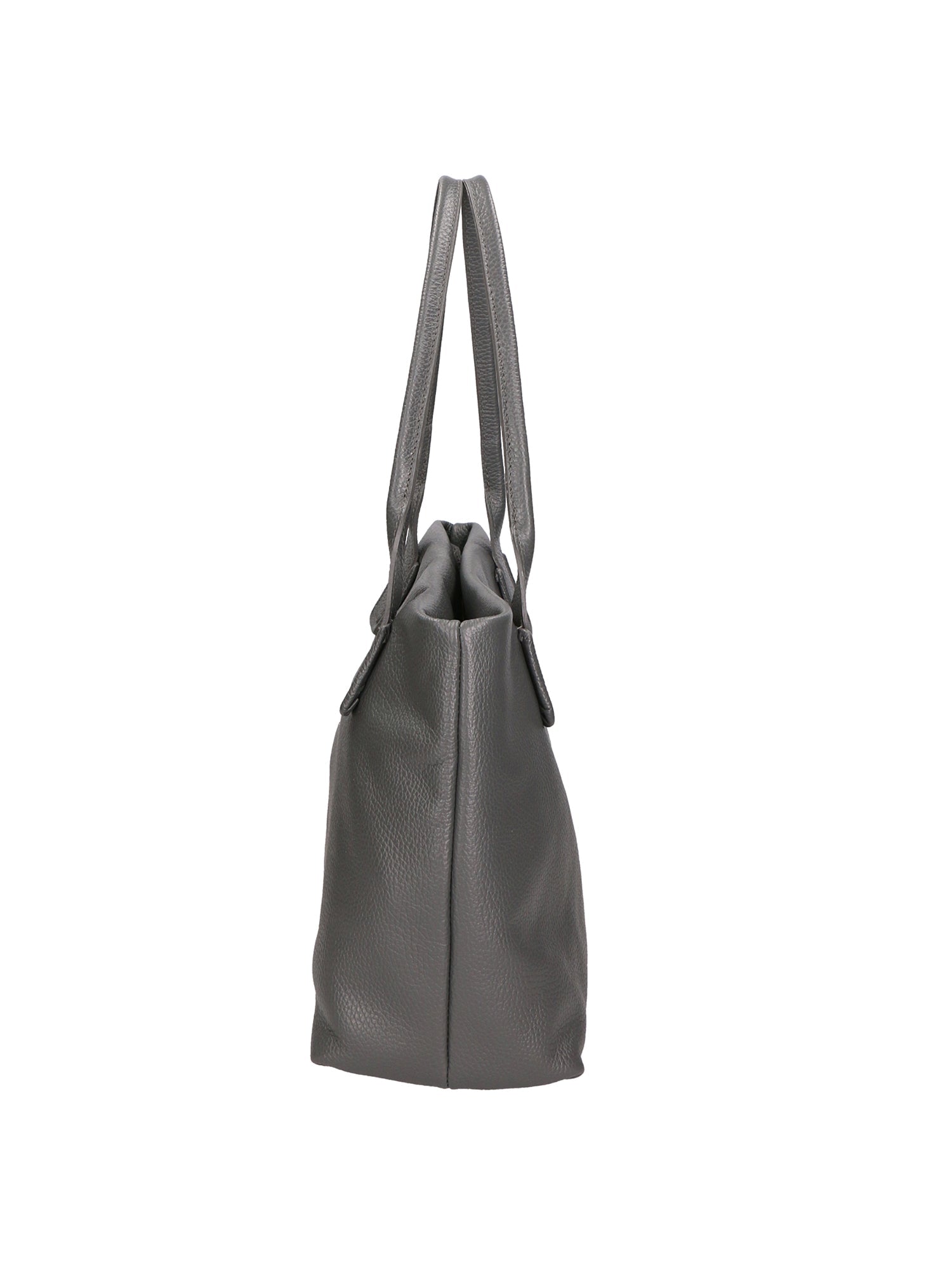 Lorena Borsa a spalla da donna Vera pelle 06506-D27 GRIGIO SCURO Chiara Ferretti