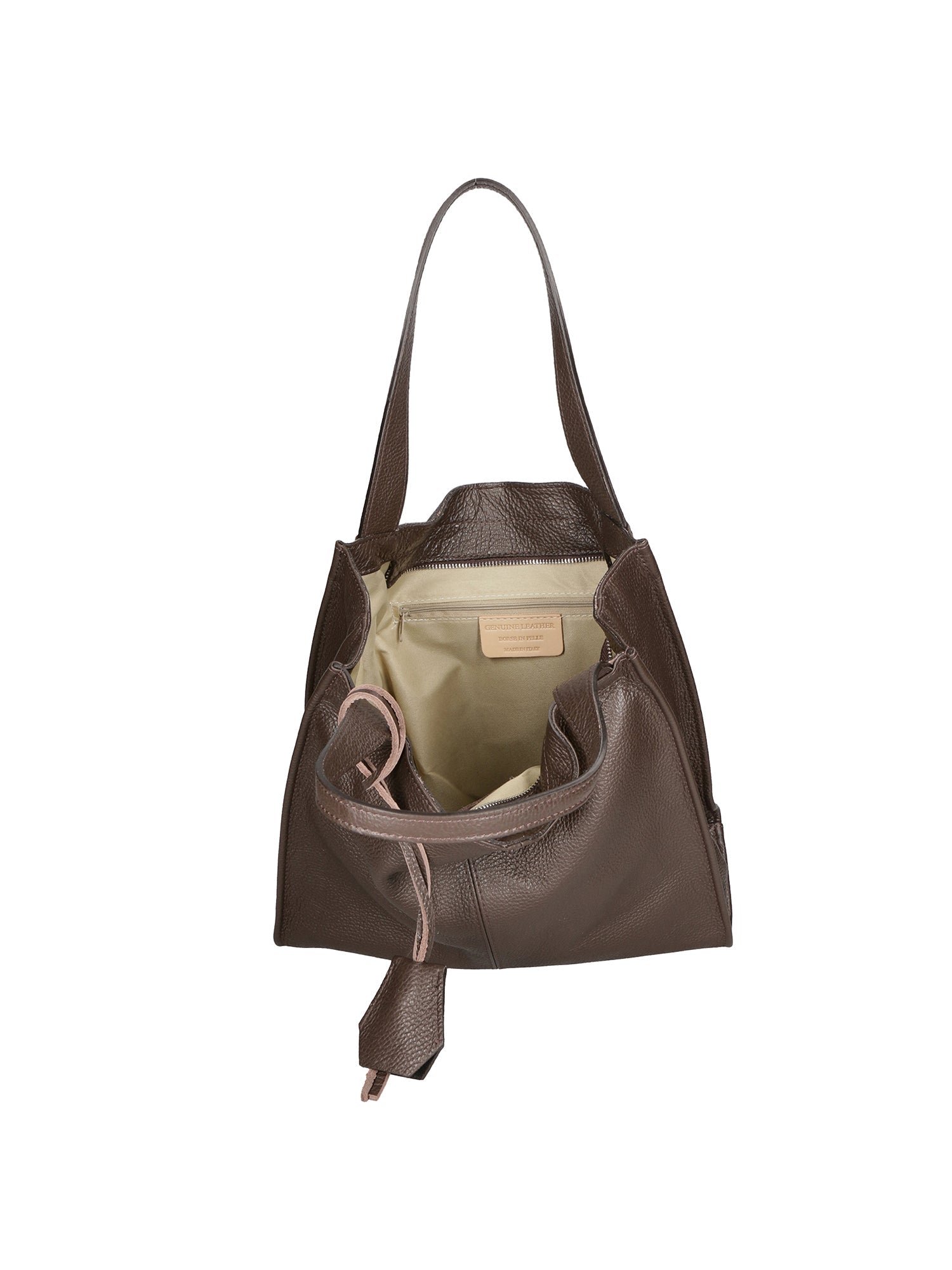 Seraphina Ultra Borsa a spalla da donna Vera pelle 3311-D23 T.MORO DARK BROWN Chiara Ferretti